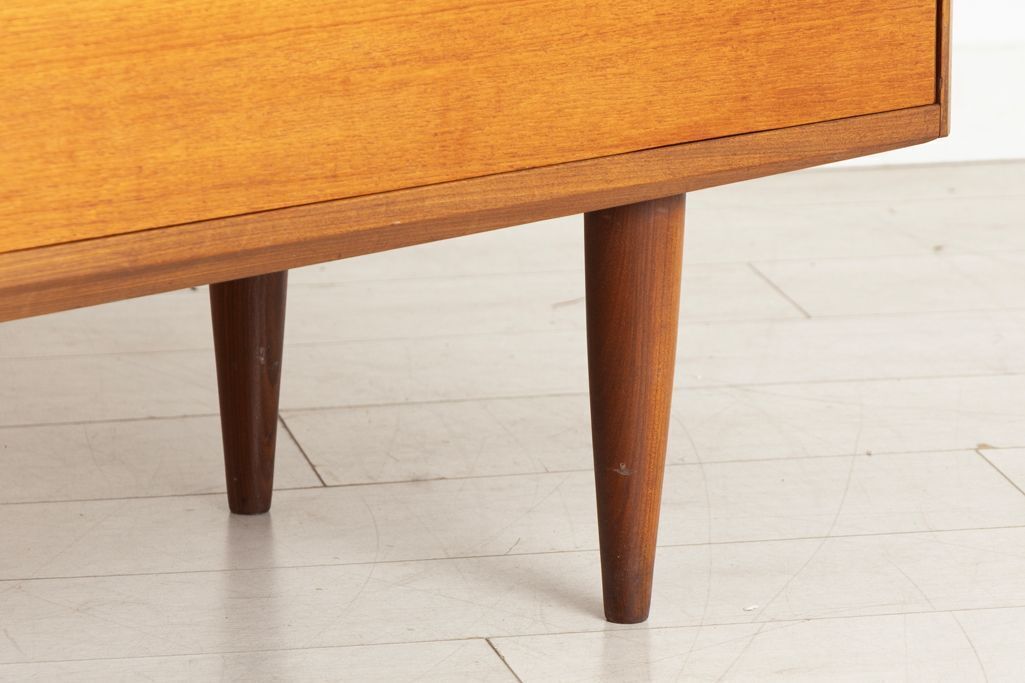 Furniture Danish Midcentury Sideboard In Teak With Recessed Handles C.1965 photo