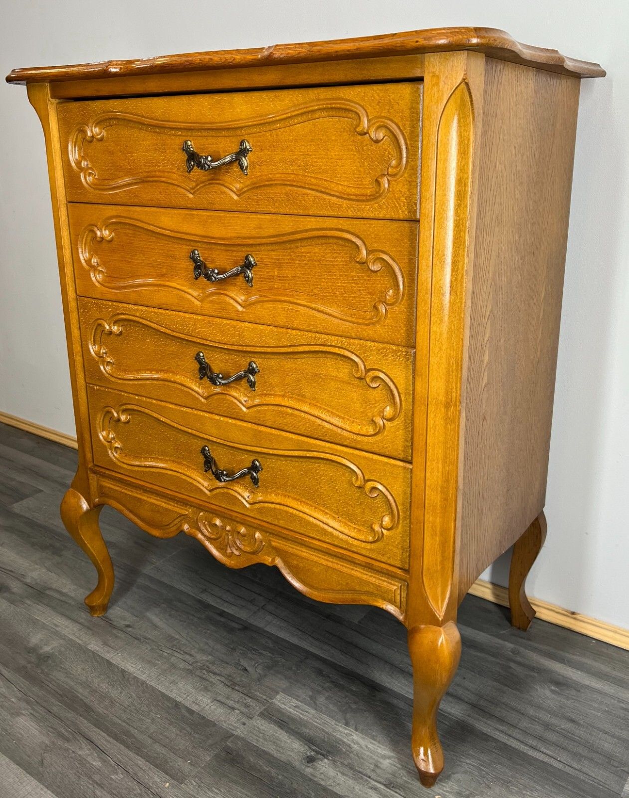 Chest Of Drawers Vintage French Louis XIV Cabinet Carved Sideboard Lot 2895 photo furniture