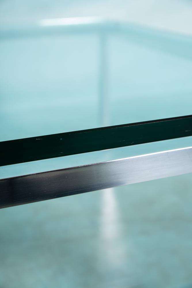 755.0 Minimalistische Salontafel Knoll, Mid Century Salontafel photo