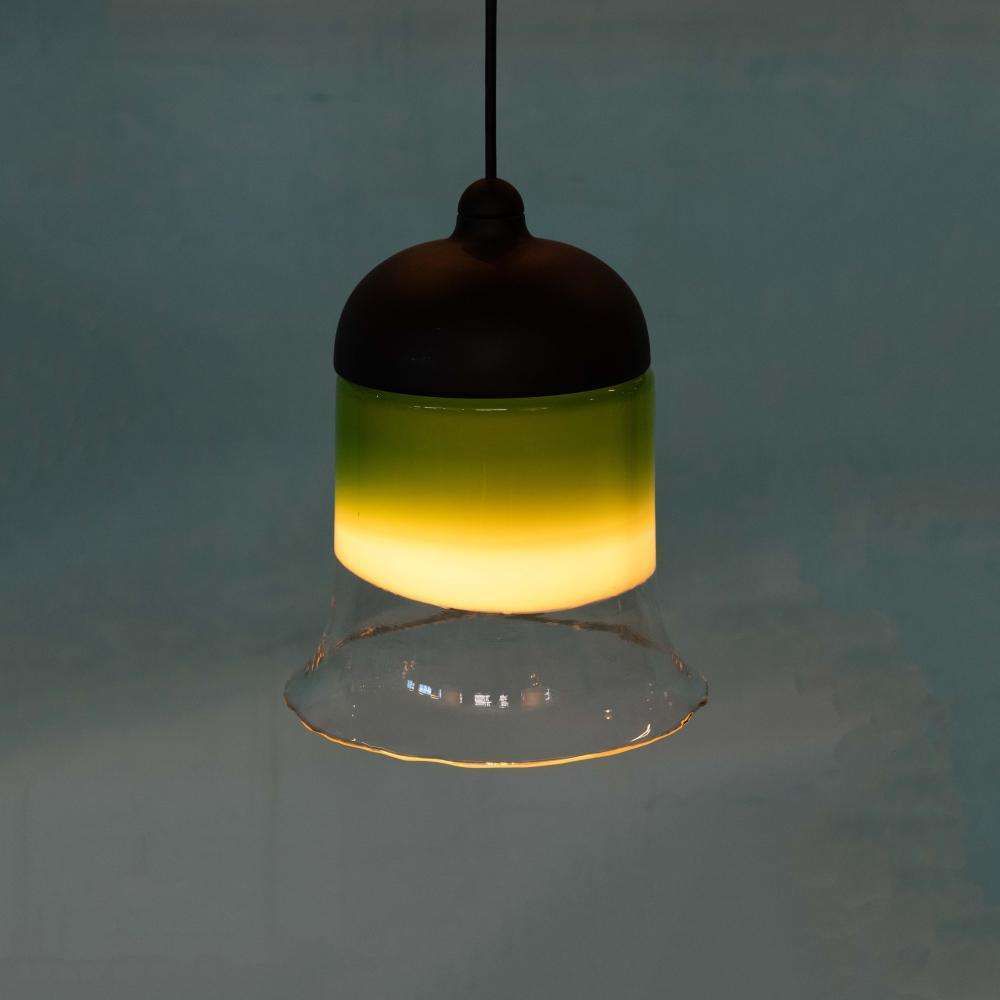 photo vinterior Space Age Peil & Putzler Glazen Hanglamp, Minimalistisch