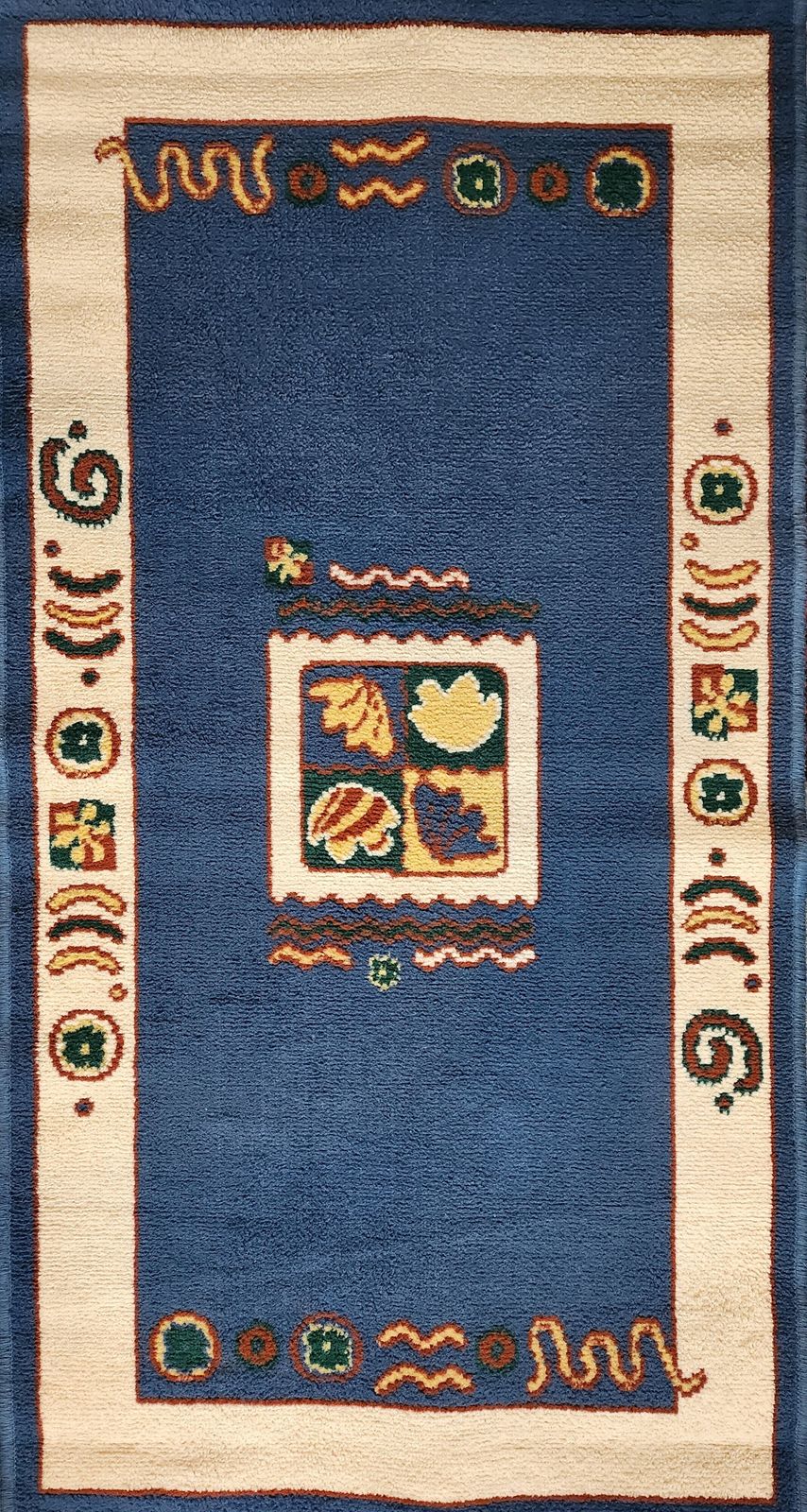 Vintage 1990s Rug, Late 20th Century