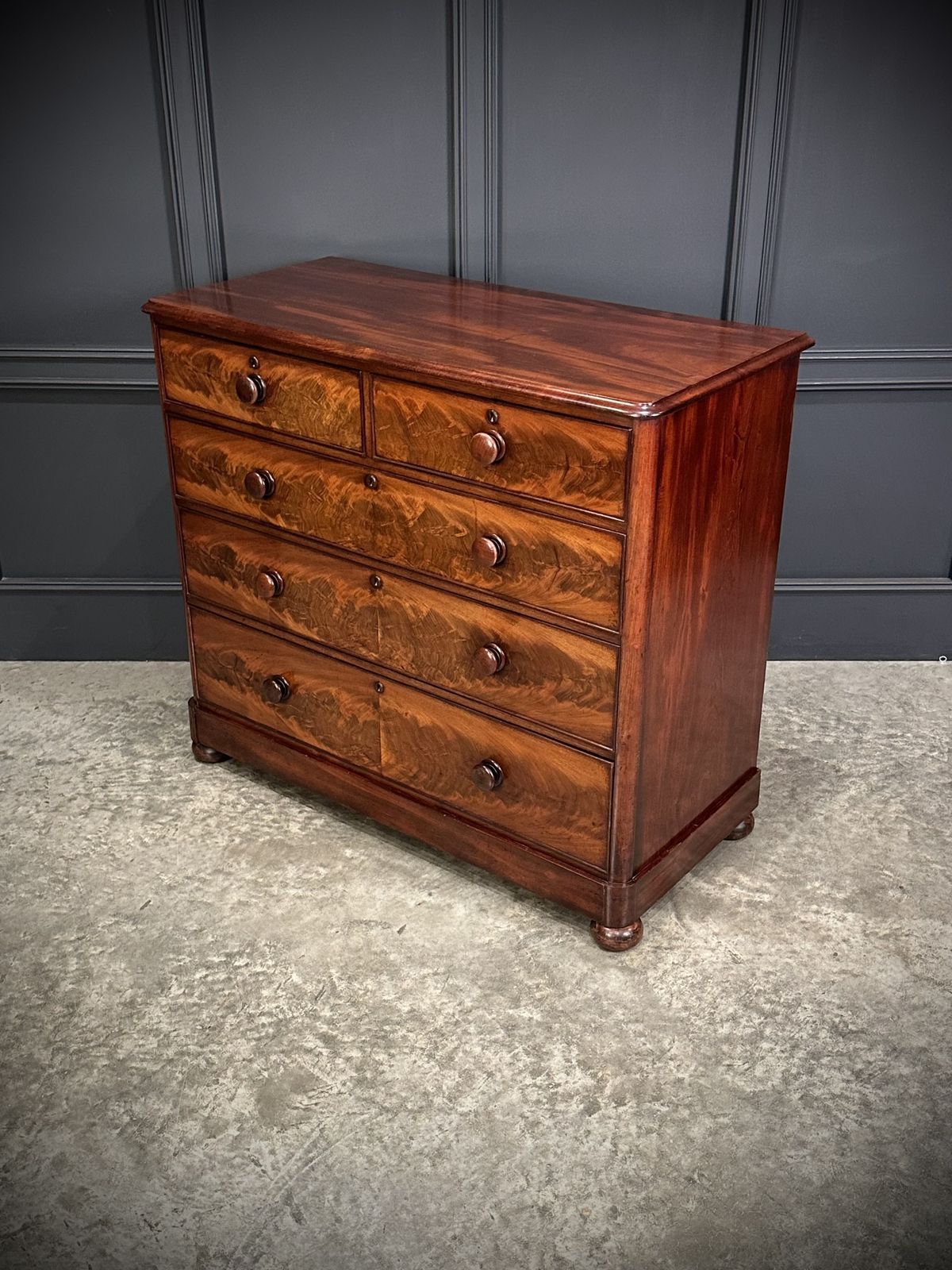 Victorian Mahogany Chest Of Drawers photo for sale