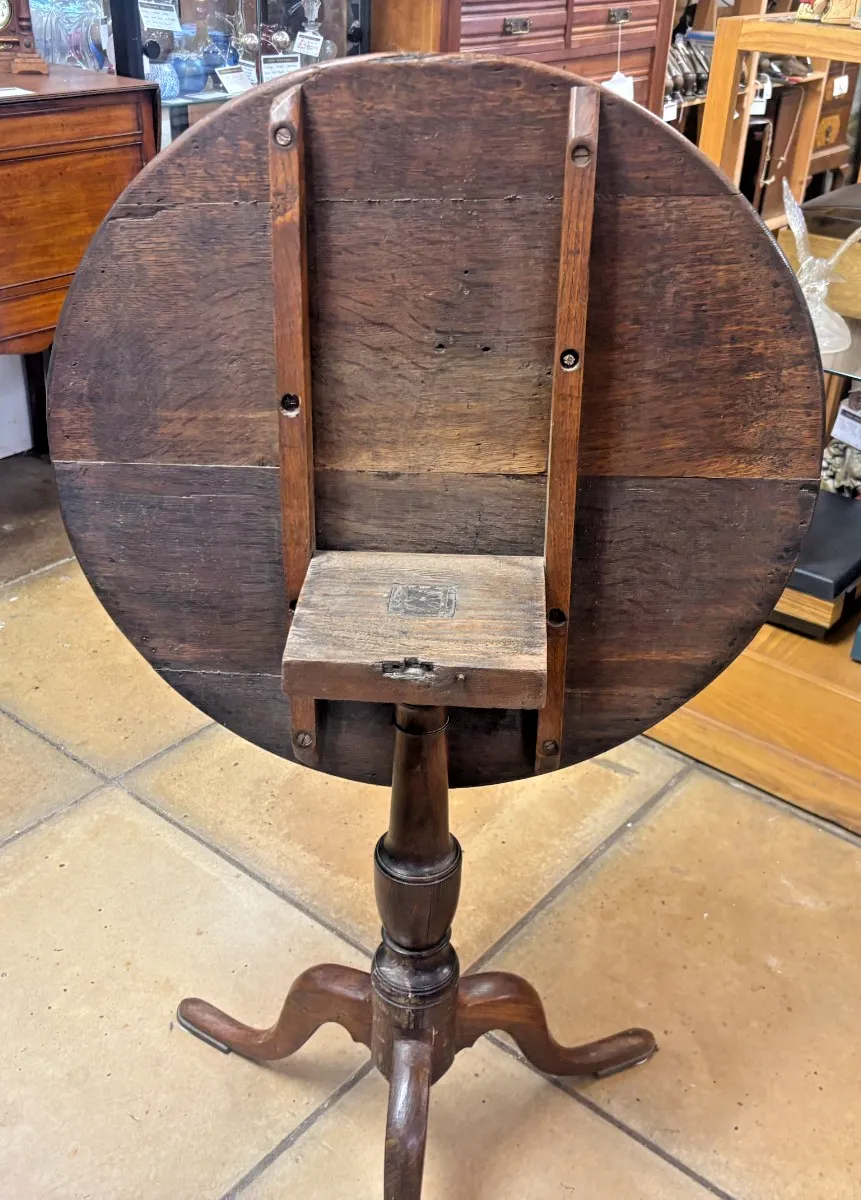 Antique Carved Mahogany Tilt Top Wine Table/ Occasional Table As Found photo Furniture