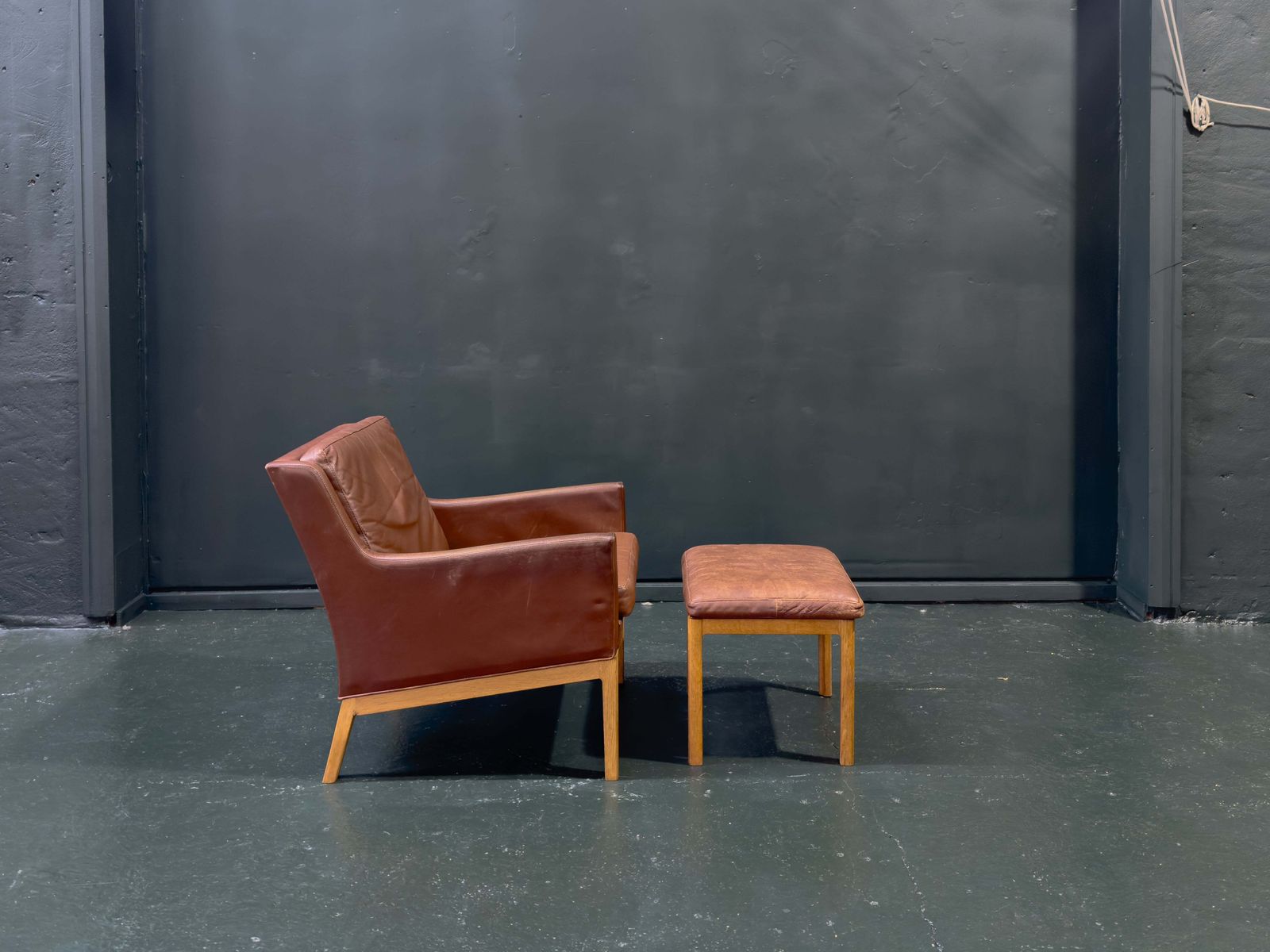 Easy Chair Model 39 And Stool By Kai Lyngfeldt Larsen & Soren Willadsen photo buy