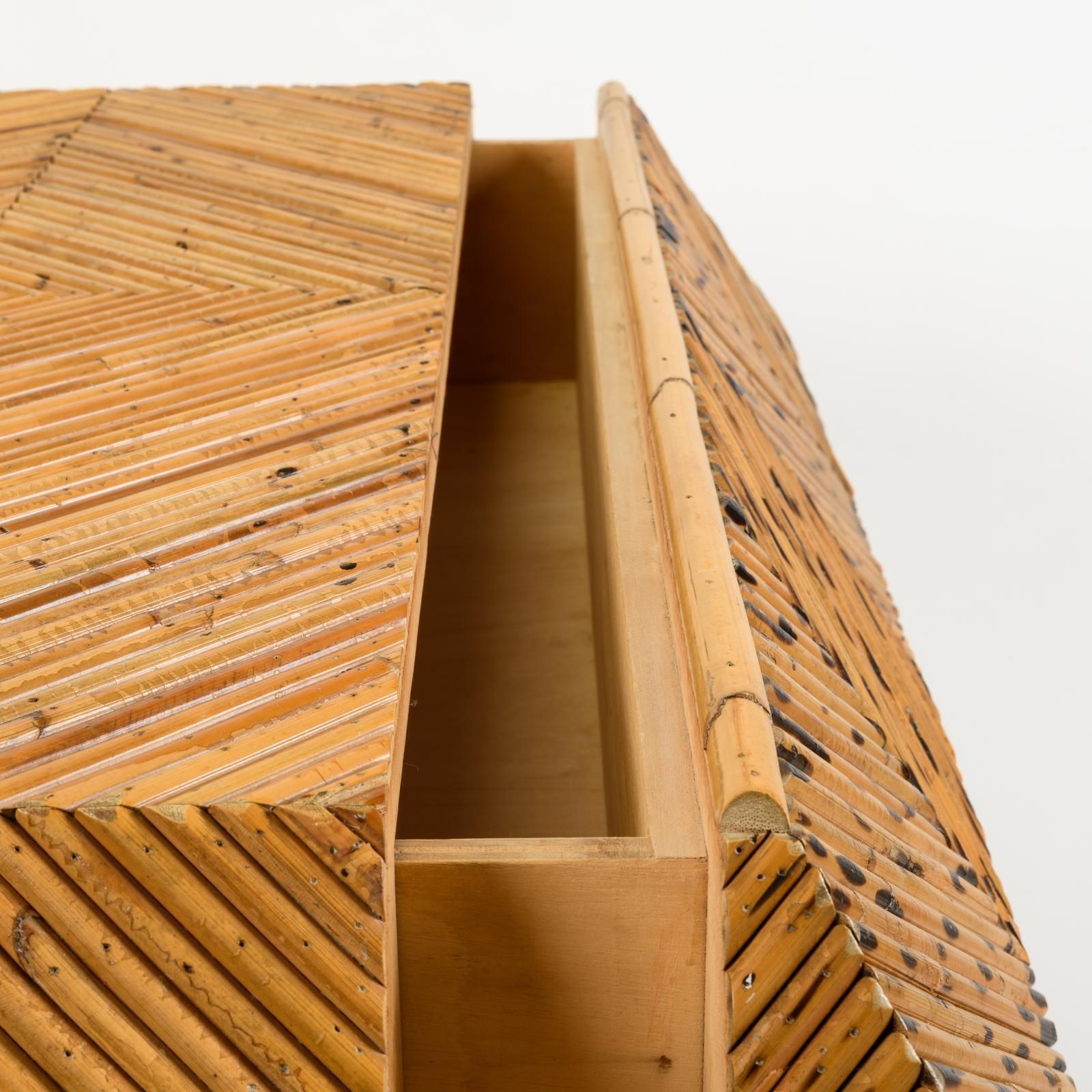 Vivai Del Sud, Italy, Sculptural Bamboo Chest photo vinterior