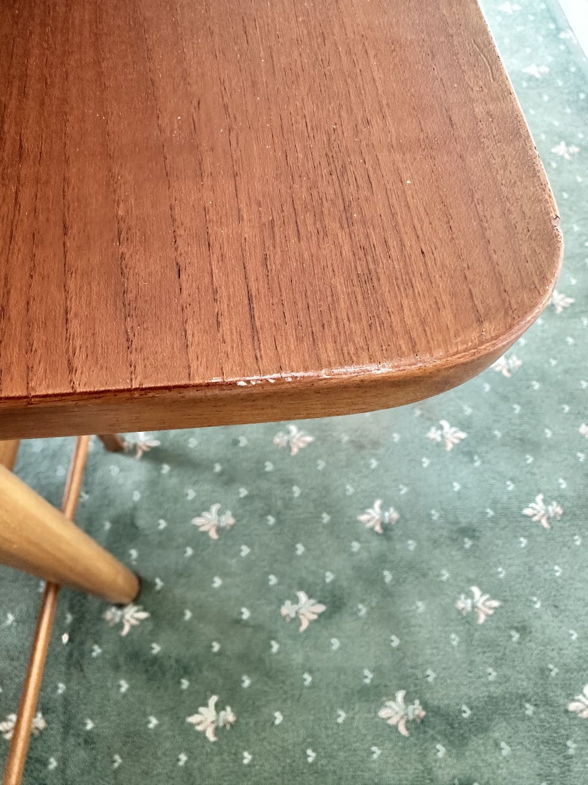 Mid Century A.H. McIntosh Dunvegan T3 Teak Extending Dining Table & 6 Chairs photo vintage