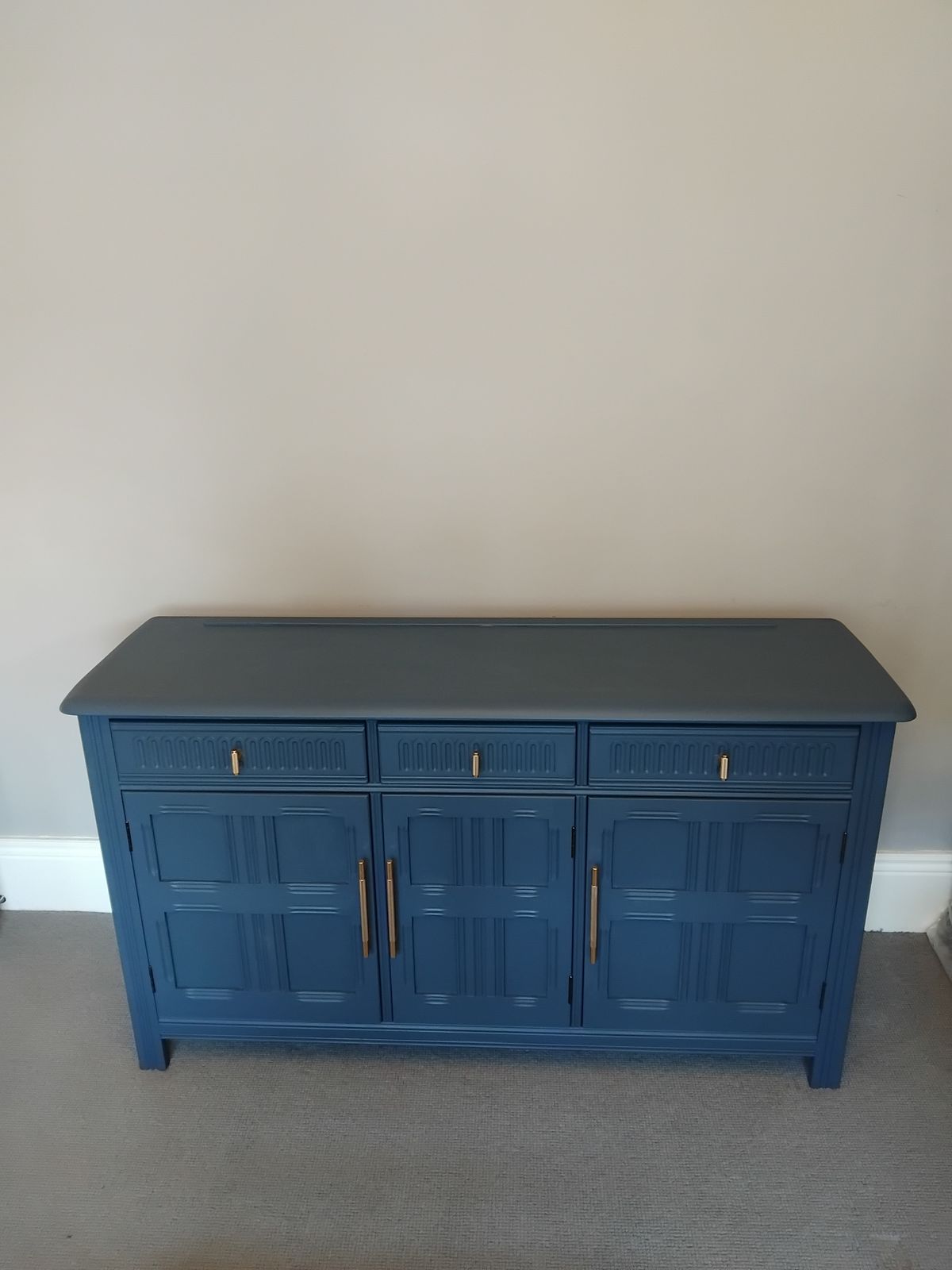 Sideboard Furniture Living Room Blue Quality Upcycled Side Unit