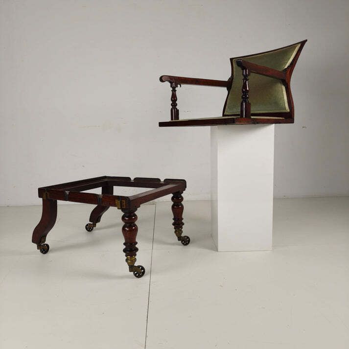 Rare Victorian Adjustable Armchair By J. Alderman  London photo for sale