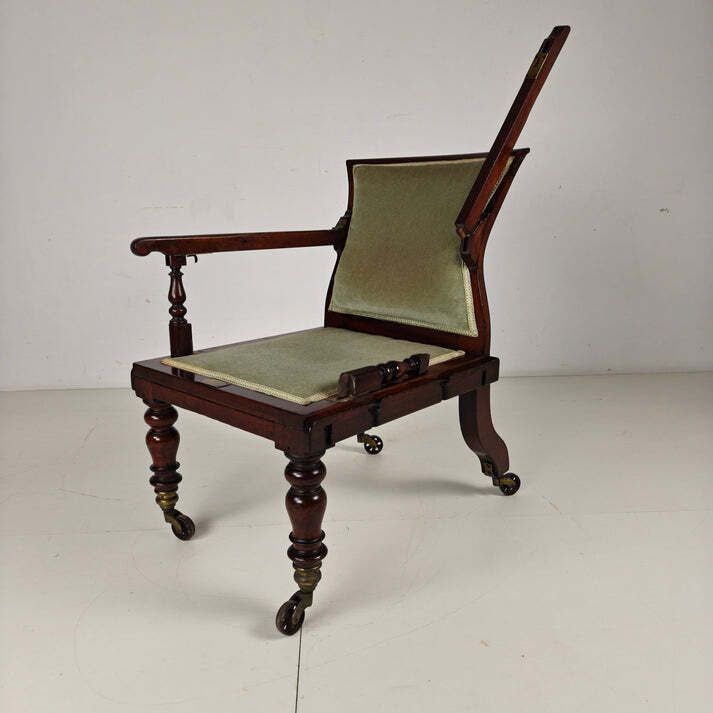 1250.0 Rare Victorian Adjustable Armchair By J. Alderman  London photo