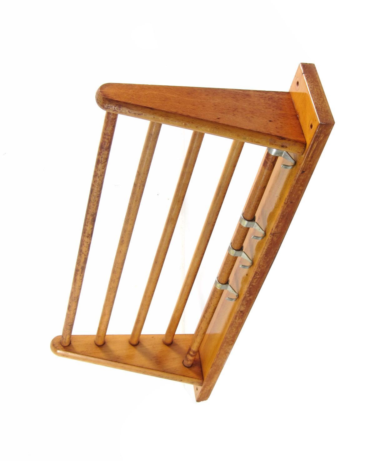 Bruynzeel Fifties Design Piet Zwart Vintage Wooden Coat Rack photo Furniture