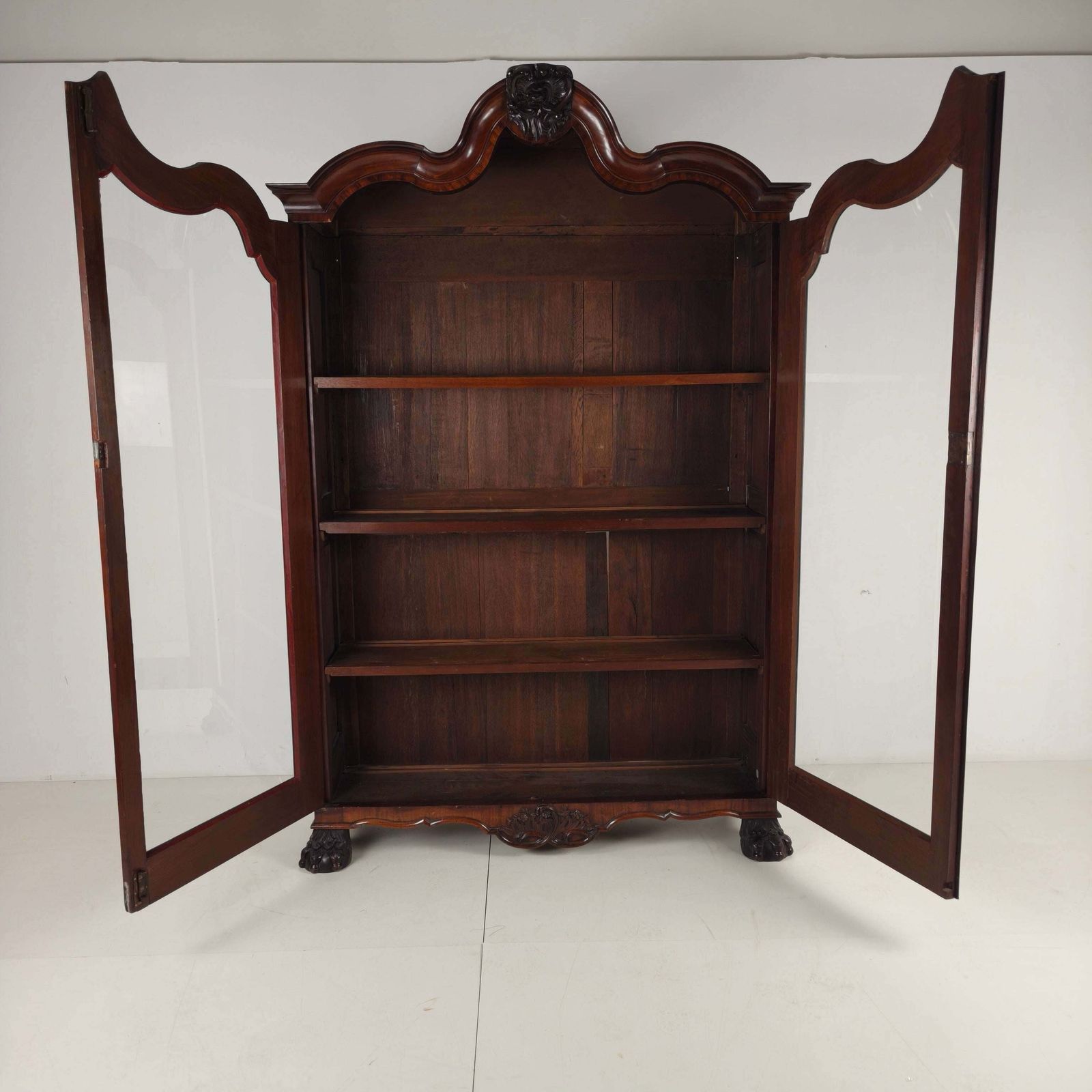 18th Century Dutch Bookcase / Display Cabinet, Circa 1760–1780 photo vinterior