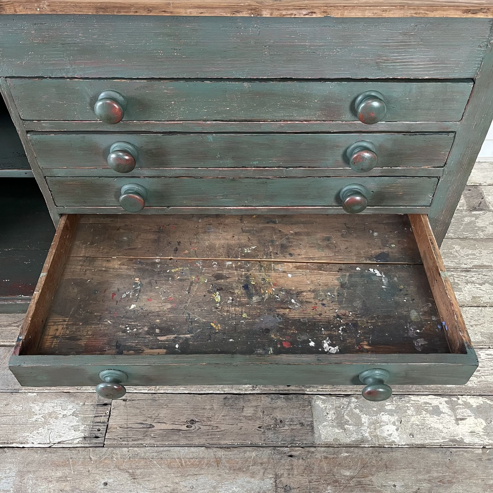 Antique Pine Artists Chest Of Drawers photo 2099.99