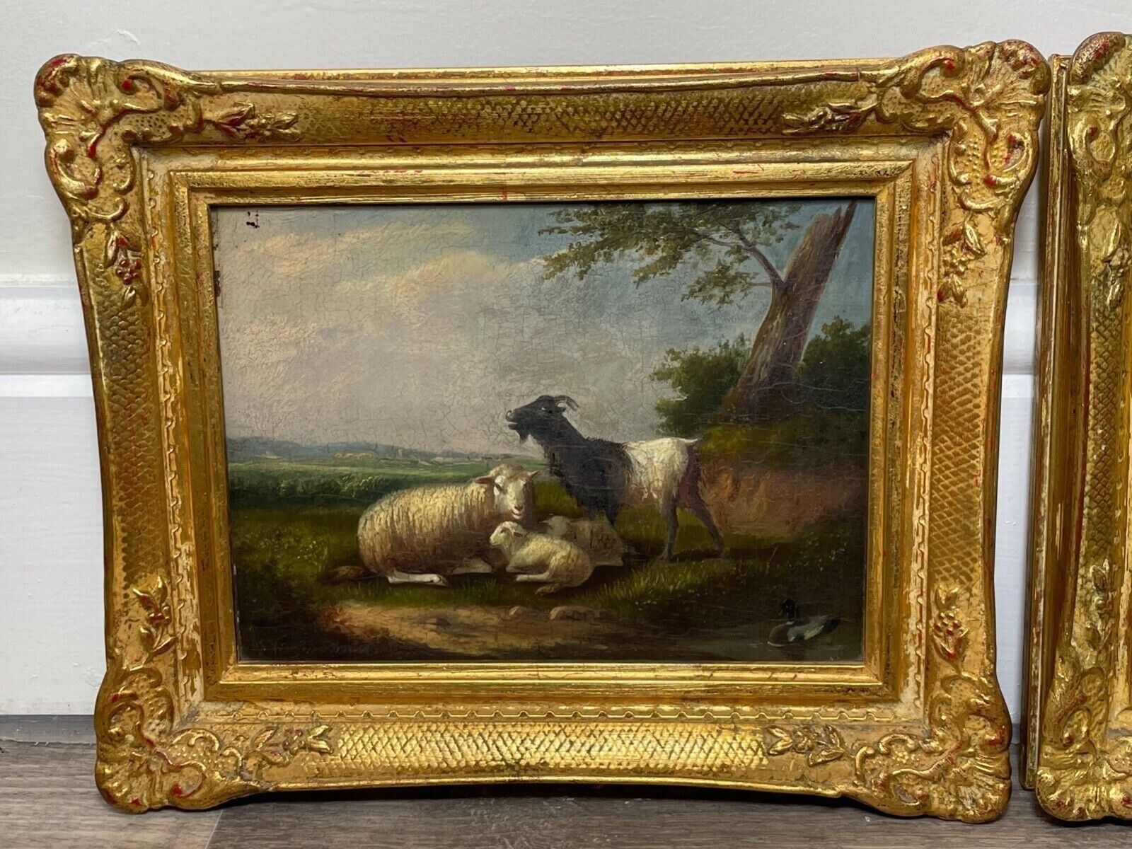 Pair Of Mid 19th Century Belgian Animal Paintings By Franz Van Severdonck photo for sale