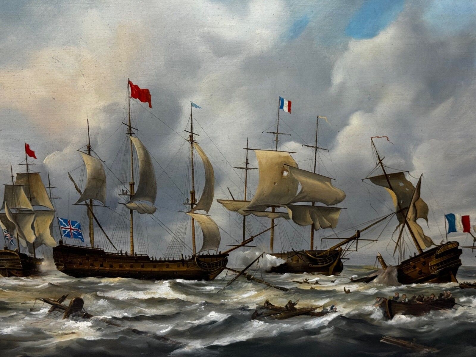 Epic Battle Of Quiberon Bay 1759 Admiral Hawke Victory Vs French Conflans Fleet photo furniture