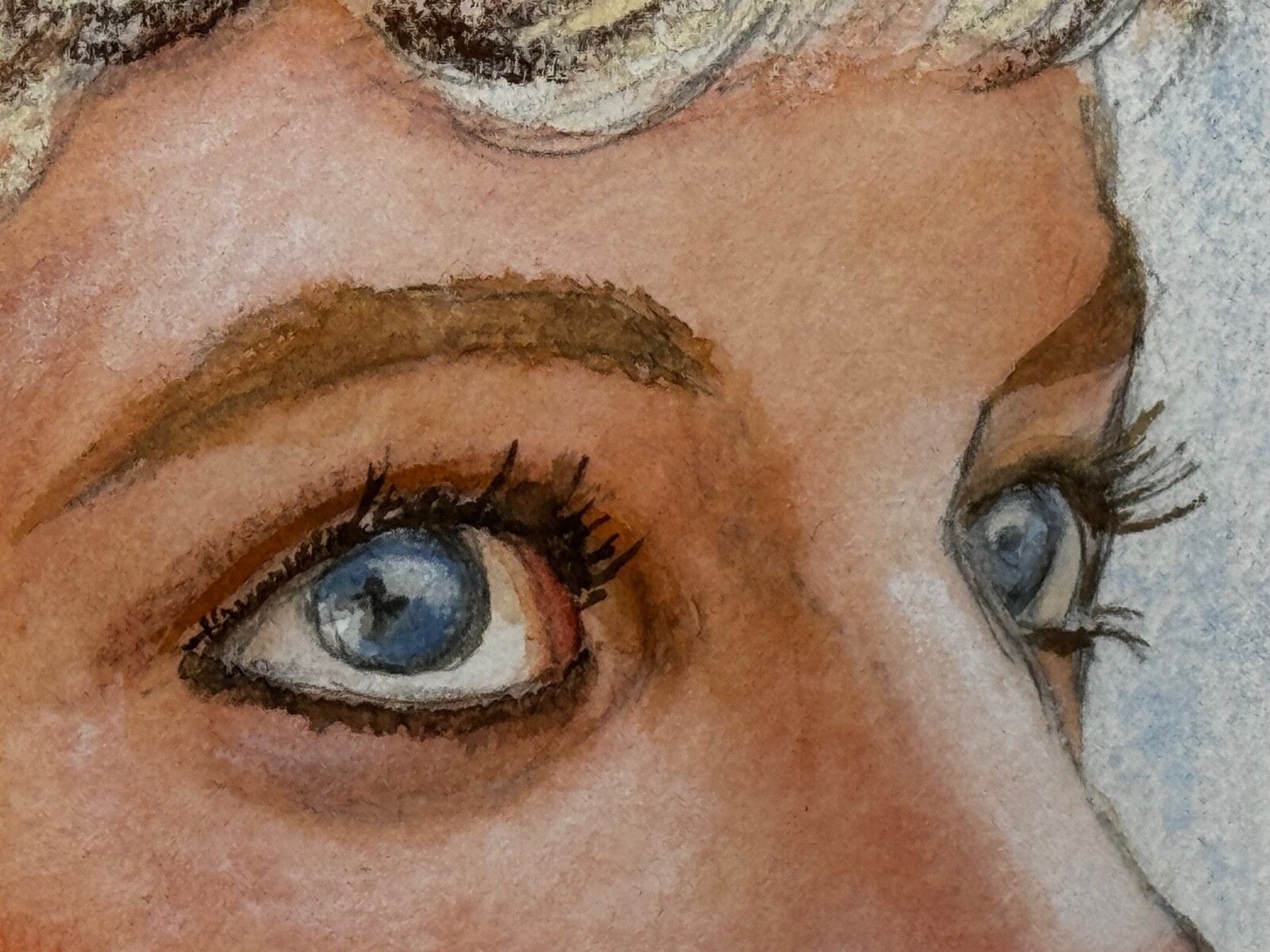photo for sale British Royalty Princess Diana Fashion Icon 1992 Spring Cairo Portrait Pastel