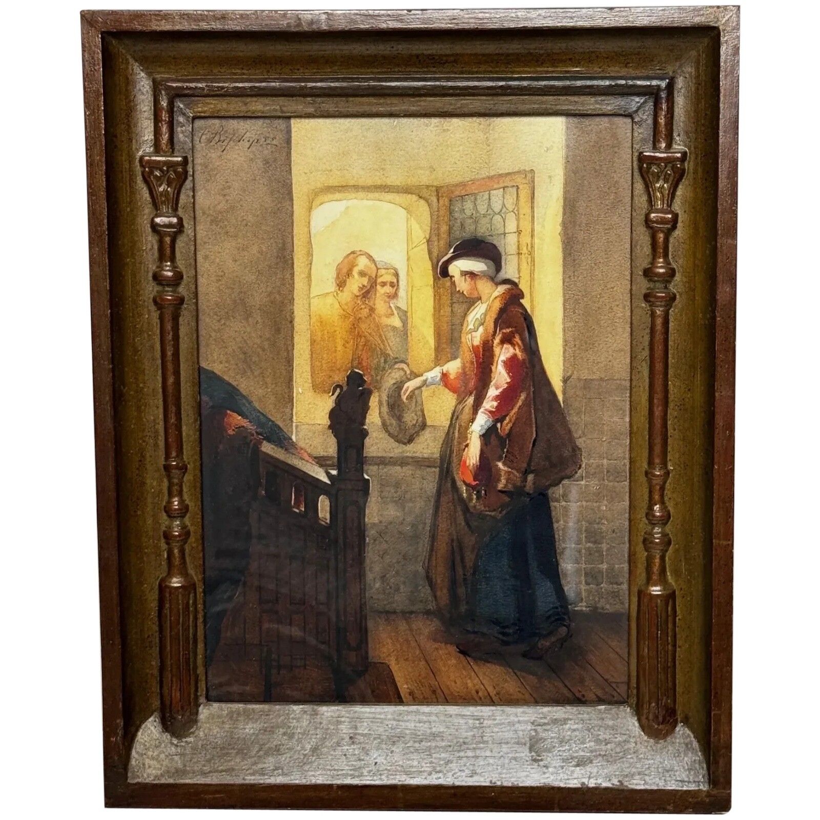 Painting Tudor Monarch Noble Mary Stuart Queen Of Scots By Christoffel Bisschop