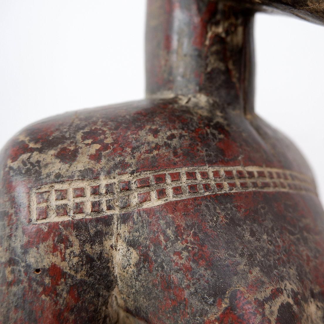African Hand Carved Wooden Statue, Tribal Art, 20th Century, Africa photo vinterior