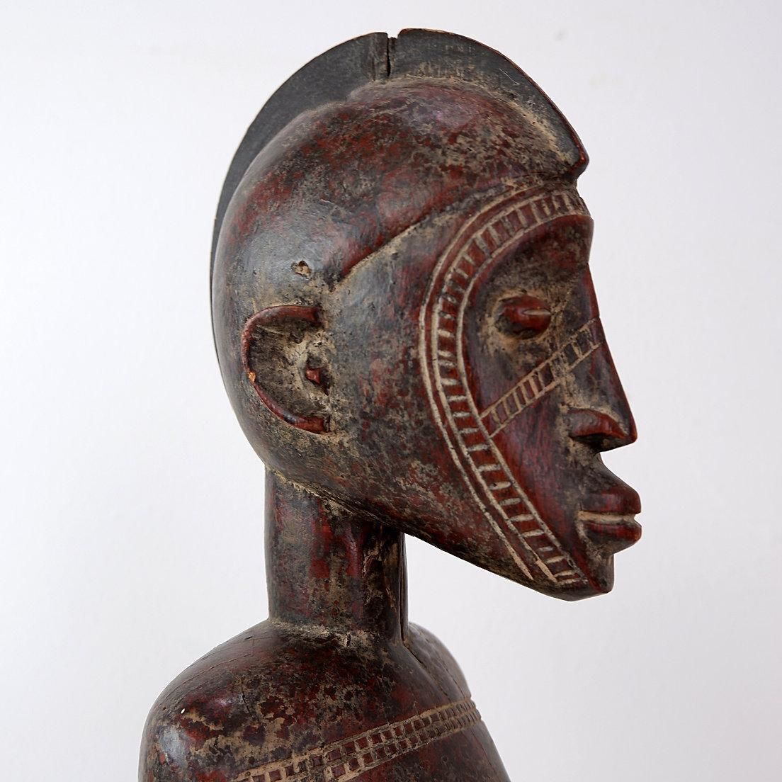 photo buy African Hand Carved Wooden Statue, Tribal Art, 20th Century, Africa