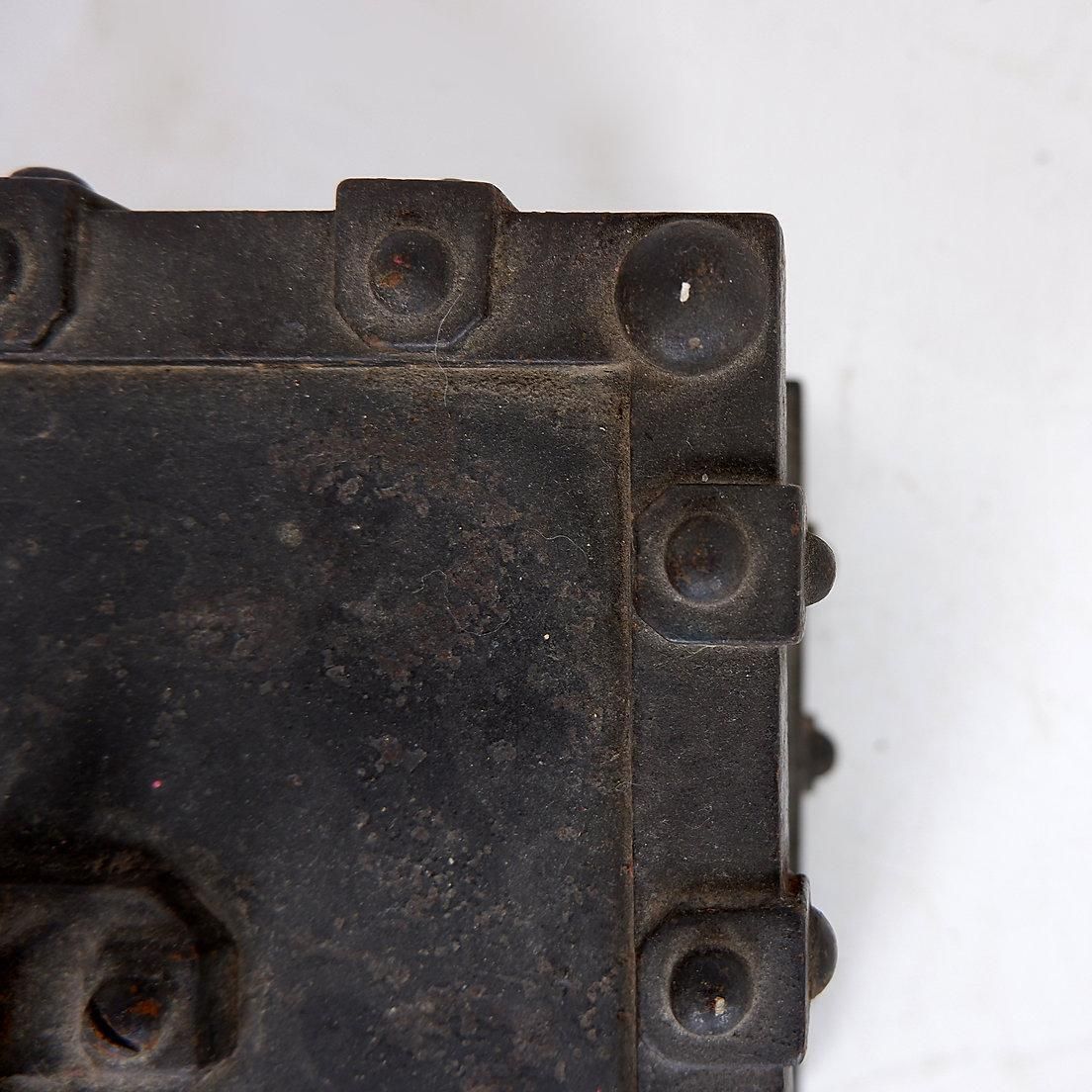 Antique Bauche Incombustible Cast Iron Safe From Northeastern France, 1865 photo 648.0