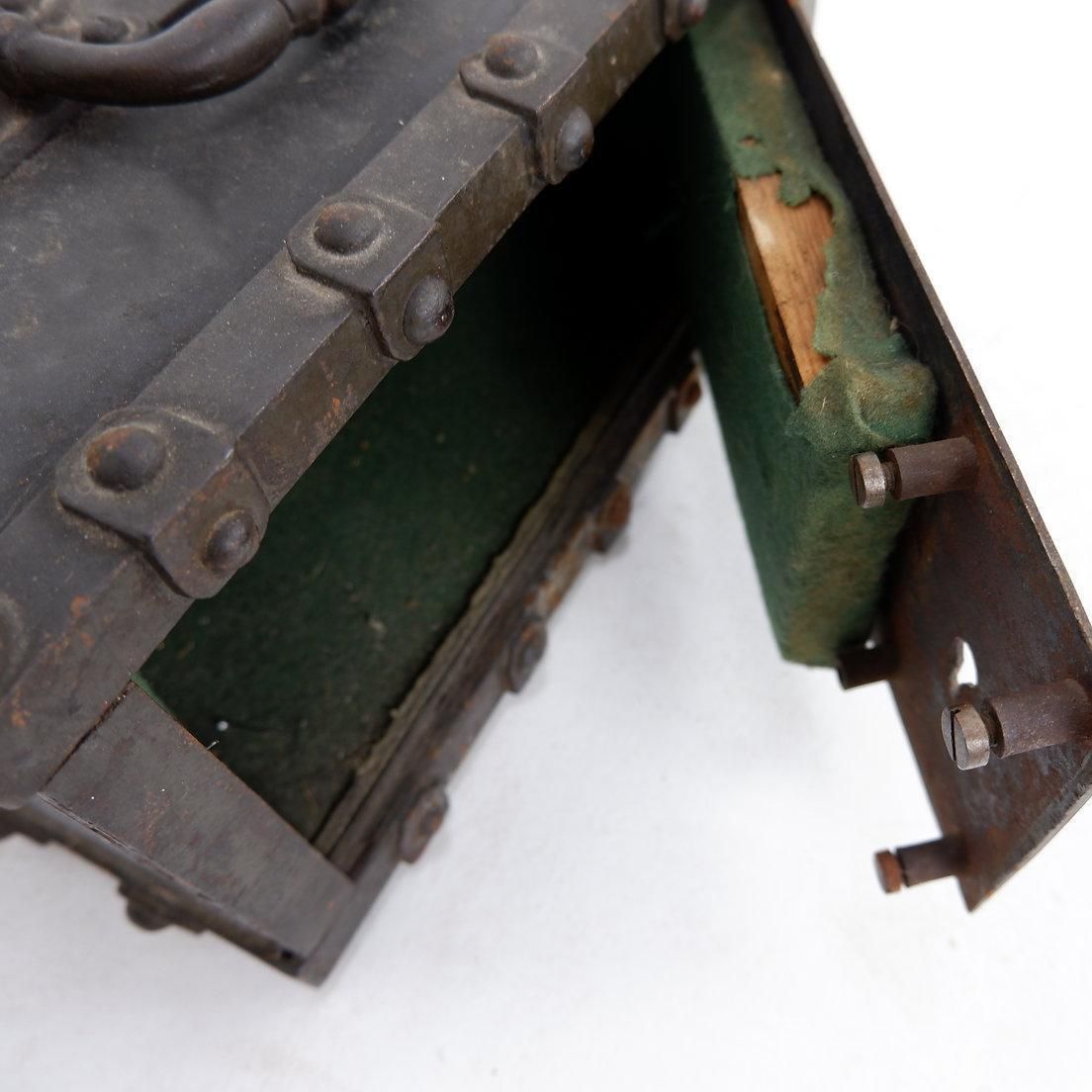 Antique Bauche Incombustible Cast Iron Safe From Northeastern France, 1865 photo buy