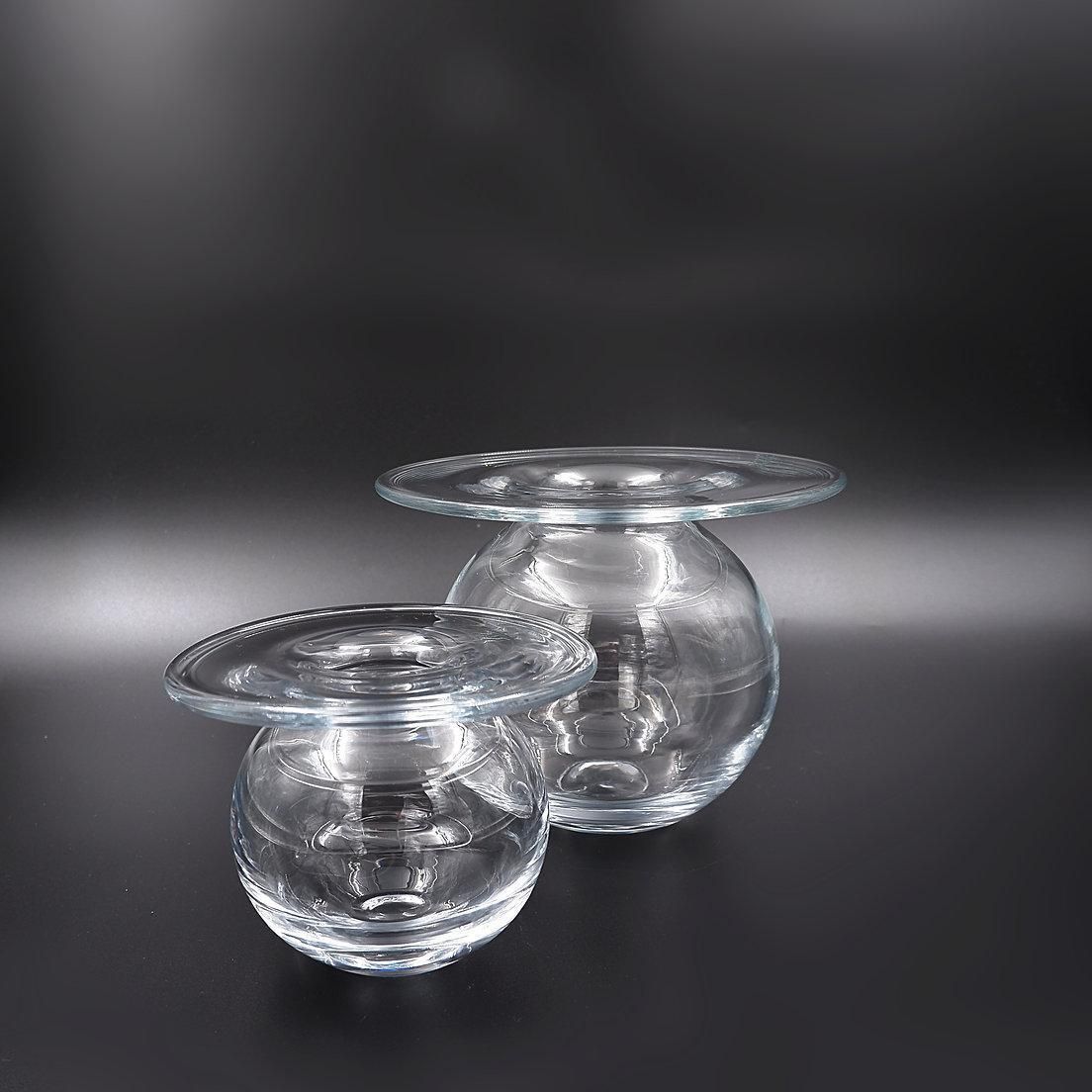 Set Of 2 "Saturn" Vases By Nanny Still For Riihimäen Lasi   Finland 1960s photo furniture