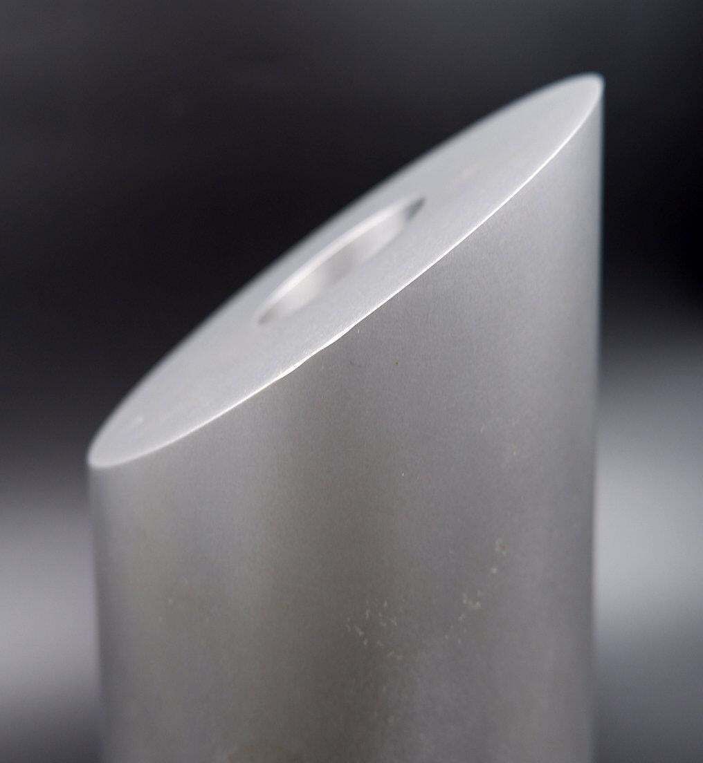 Set Of 3 Stainless Stell Vases   Matte / Brushed / Shiny   20th photo 1512.0