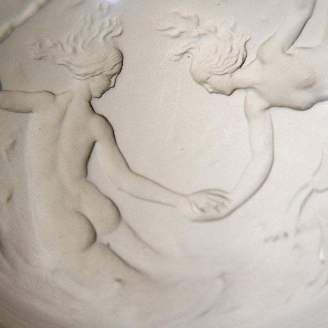 Marius Ernest Sabino Three Swimming Mermaids Art Deco Decorative Box photo furniture