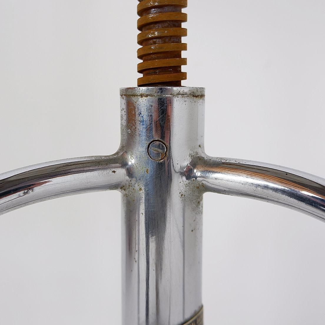 Stainless Steel Swivel Medical Stool, Industrial Style, England, 1960s photo Furniture