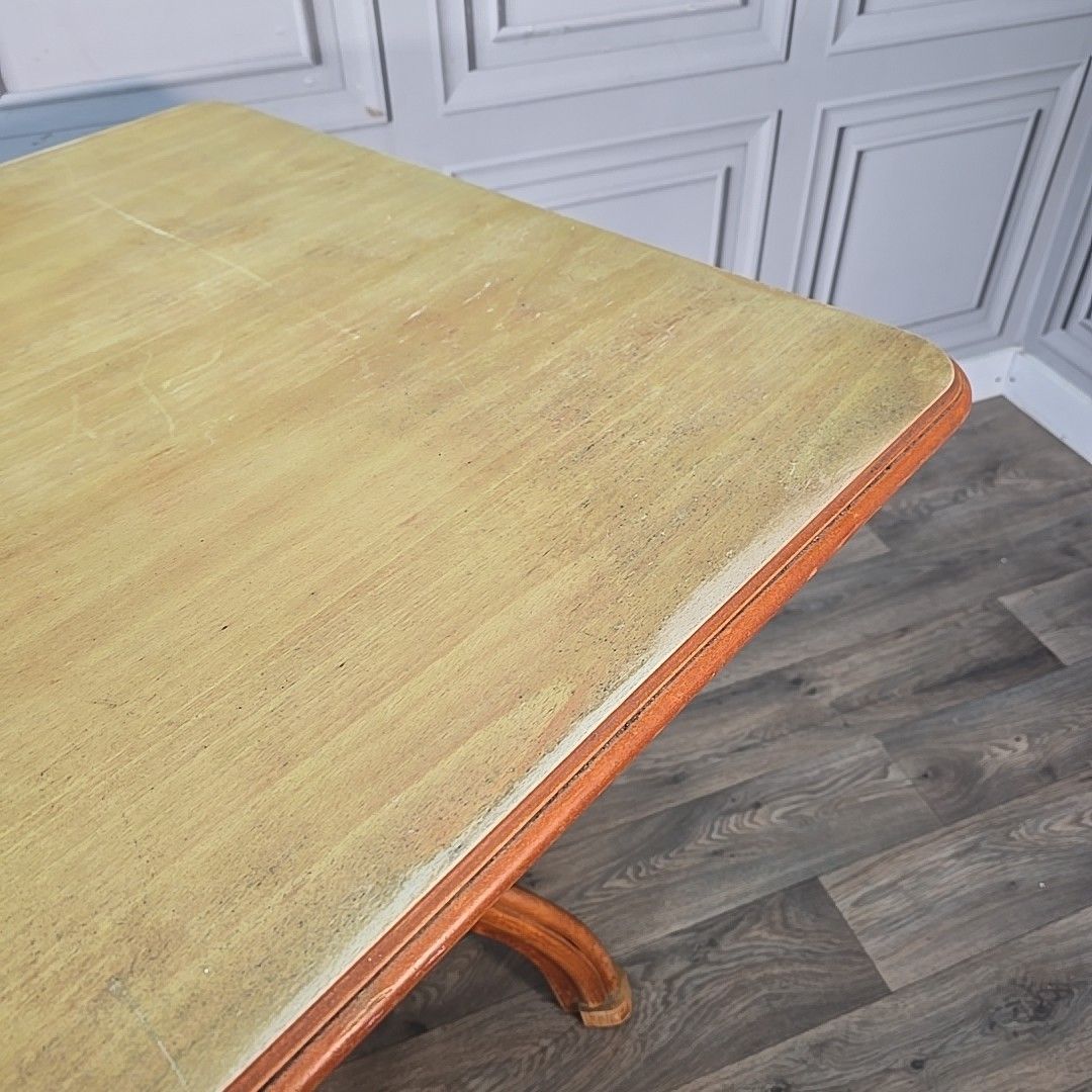Retro Bentwood Bistro Table Andy Thornton Cafe Pub Vintage Thonet Style Wood photo Furniture