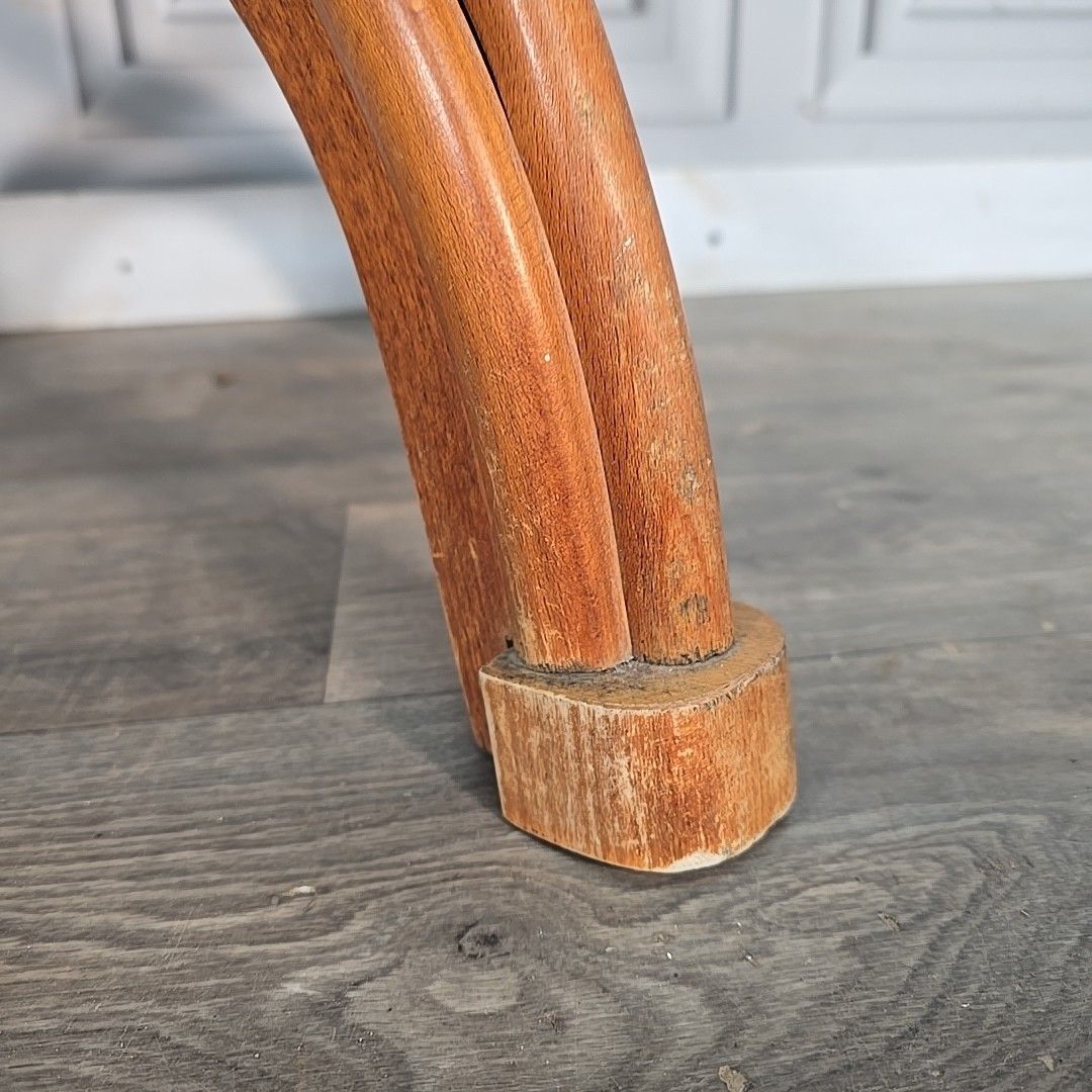 photo furniture Retro Bentwood Bistro Table Andy Thornton Cafe Pub Vintage Thonet Style Wood