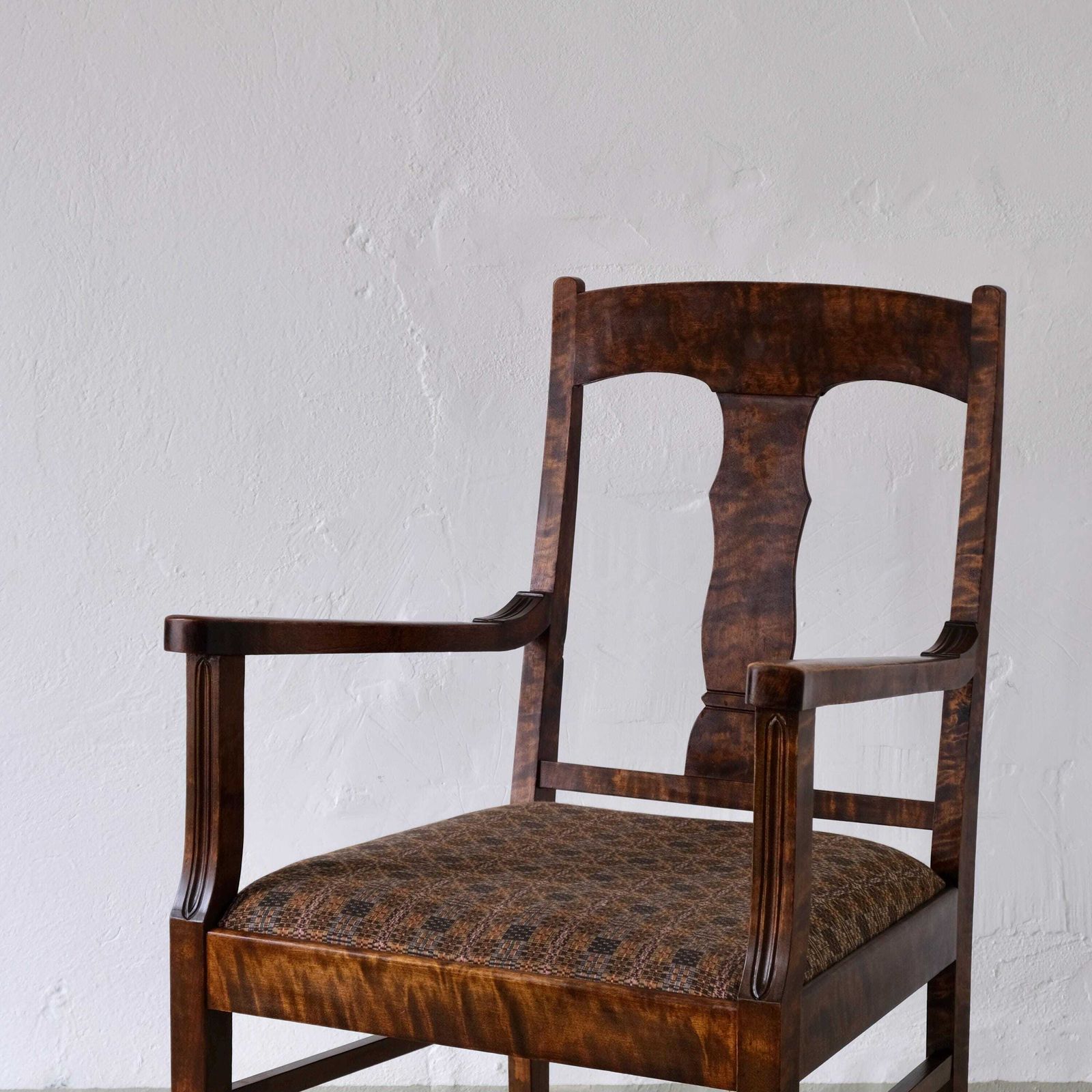 Biedermeier Satijnberk Fauteuils | Zweden | Set van 2 photo for sale