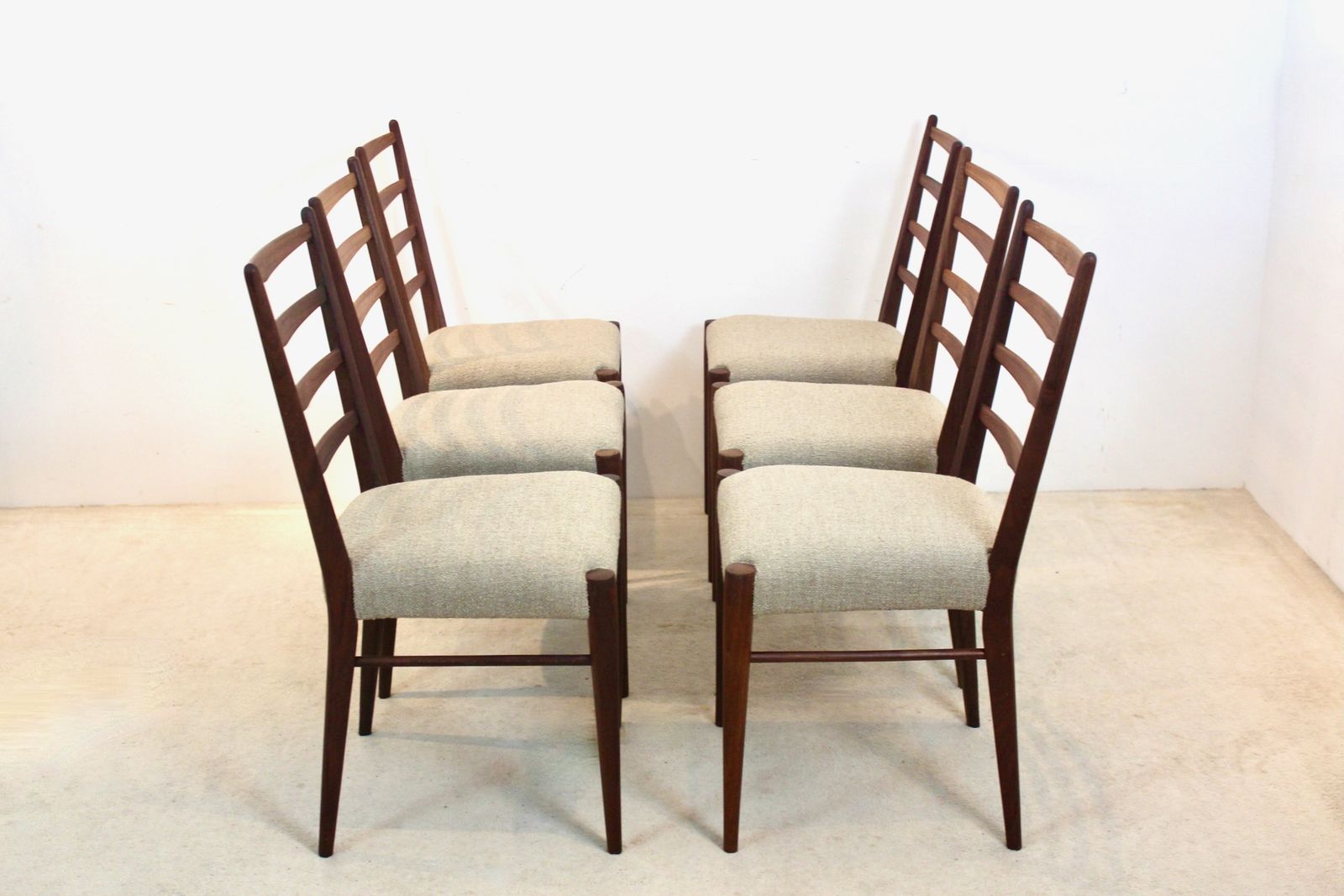Set Of 6 Teak Dining Chairs By Cees Braakman For Pastoe