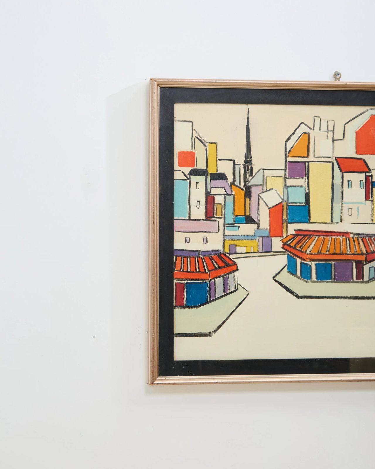 Roman School Painting, 1960s, By Sante Monachesi photo furniture