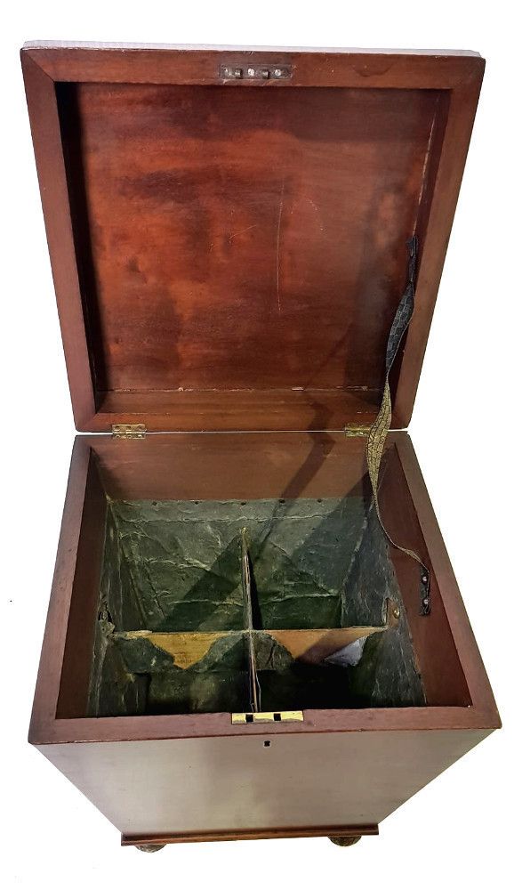 Lovely Edwardian Inlaid Mahogany Cellerette (Neat Size) photo furniture