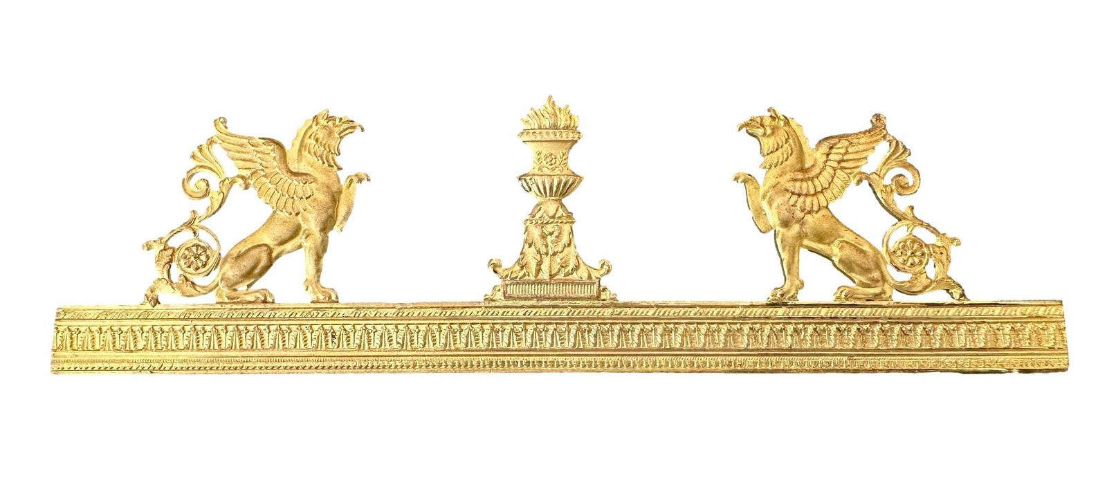 Pair Of Gilt Bronze Furniture Mounts   Griffin & Incense Burner Motifs   Empire / Neoclassical Style photo buy