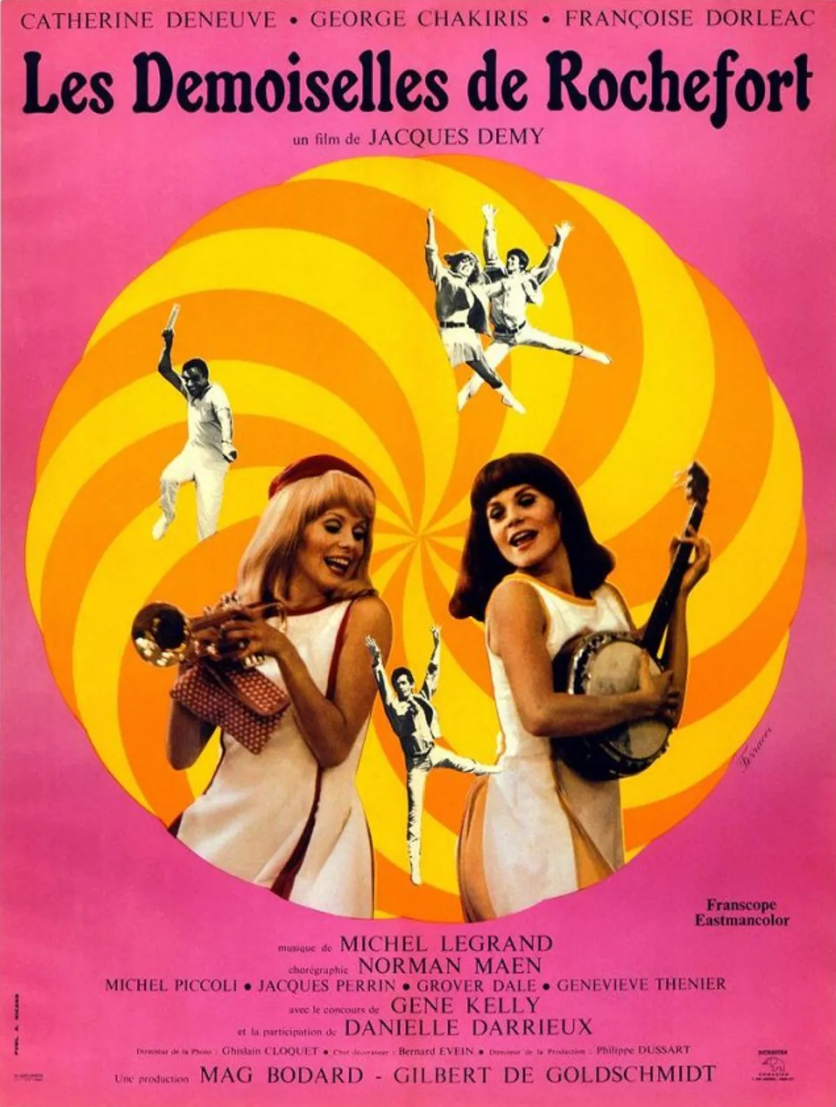 The Young Girls Of Rochefort Original R2003 French Medium Poster