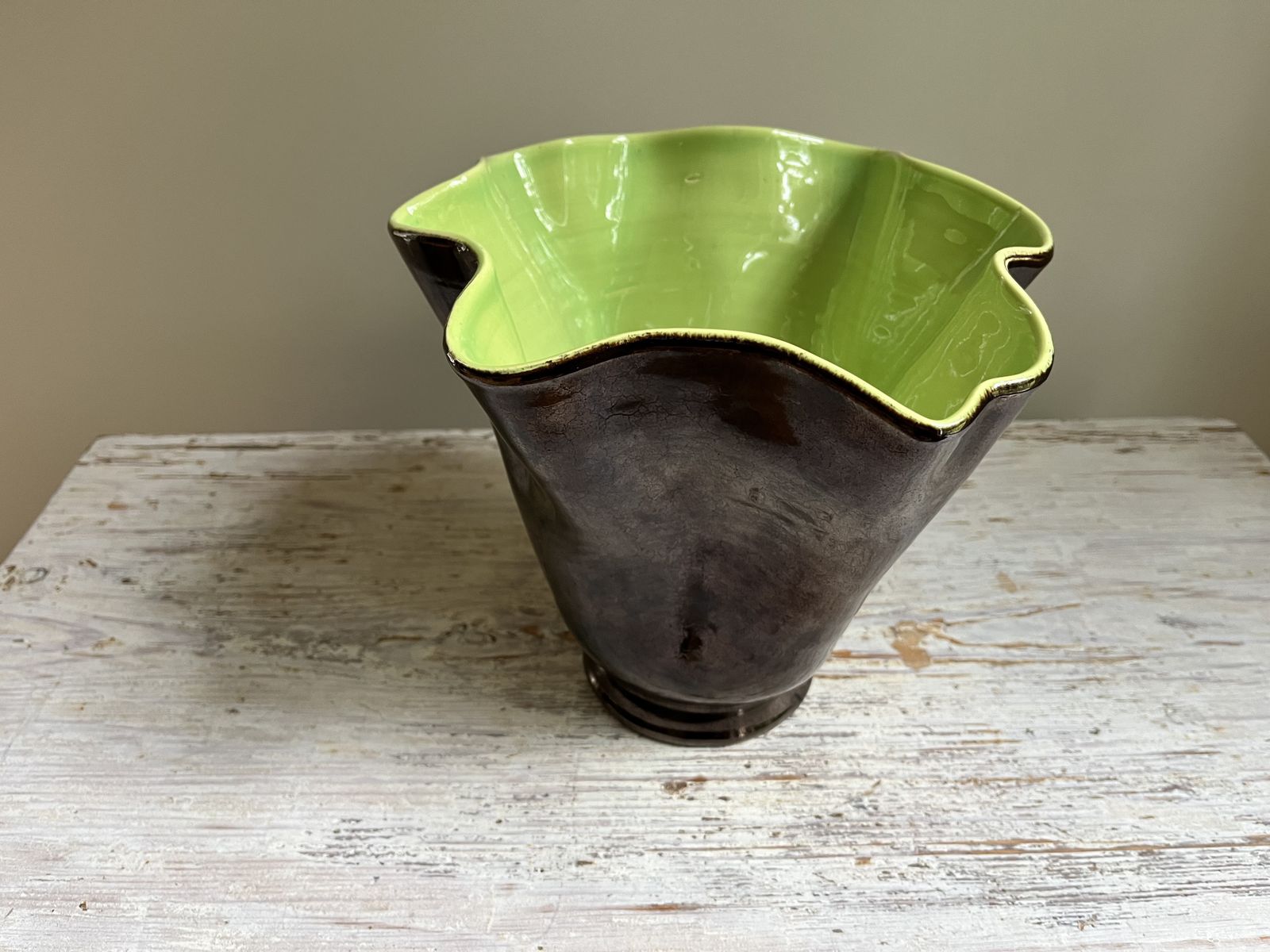 Stunning Mid Century French Vase, Signed