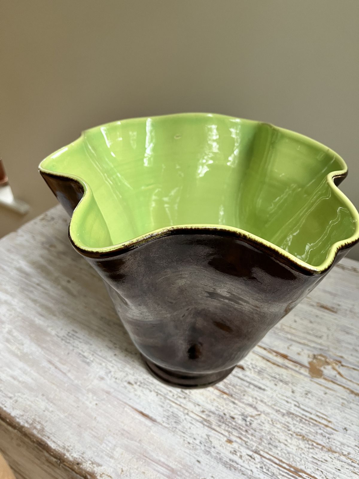 Stunning Mid Century French Vase, Signed photo for sale