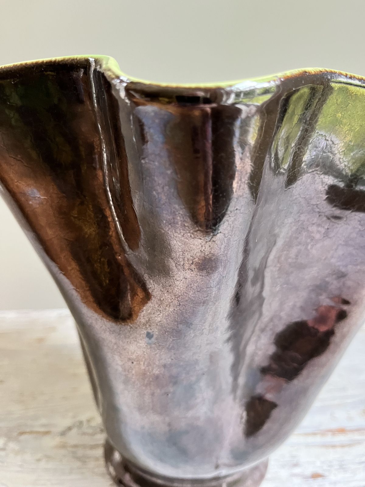 Stunning Mid Century French Vase, Signed photo 110.0