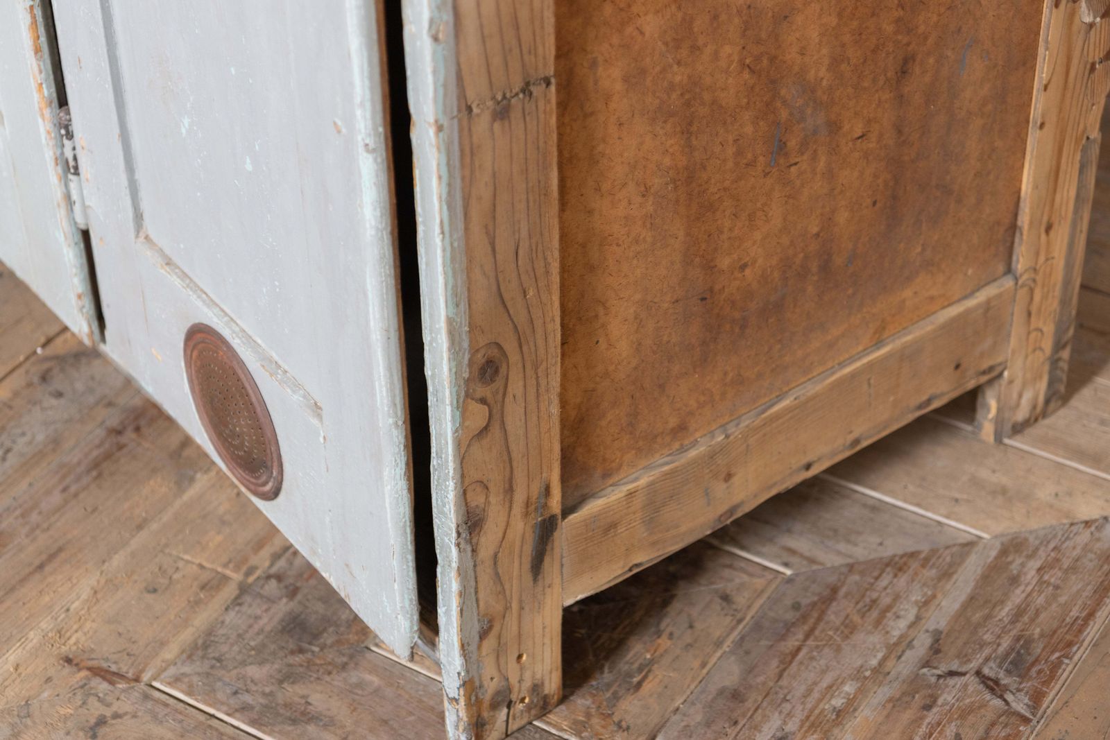 Bank Of Three Wooden Storage Lockers photo buy