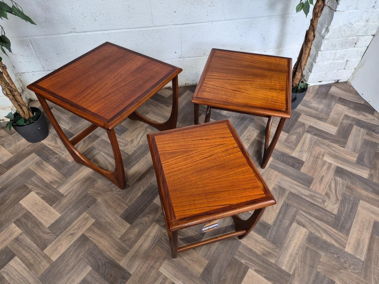 Vintage G Plan Astro Teak Nest Of Tables Mid Century Scandi Retro photo Furniture