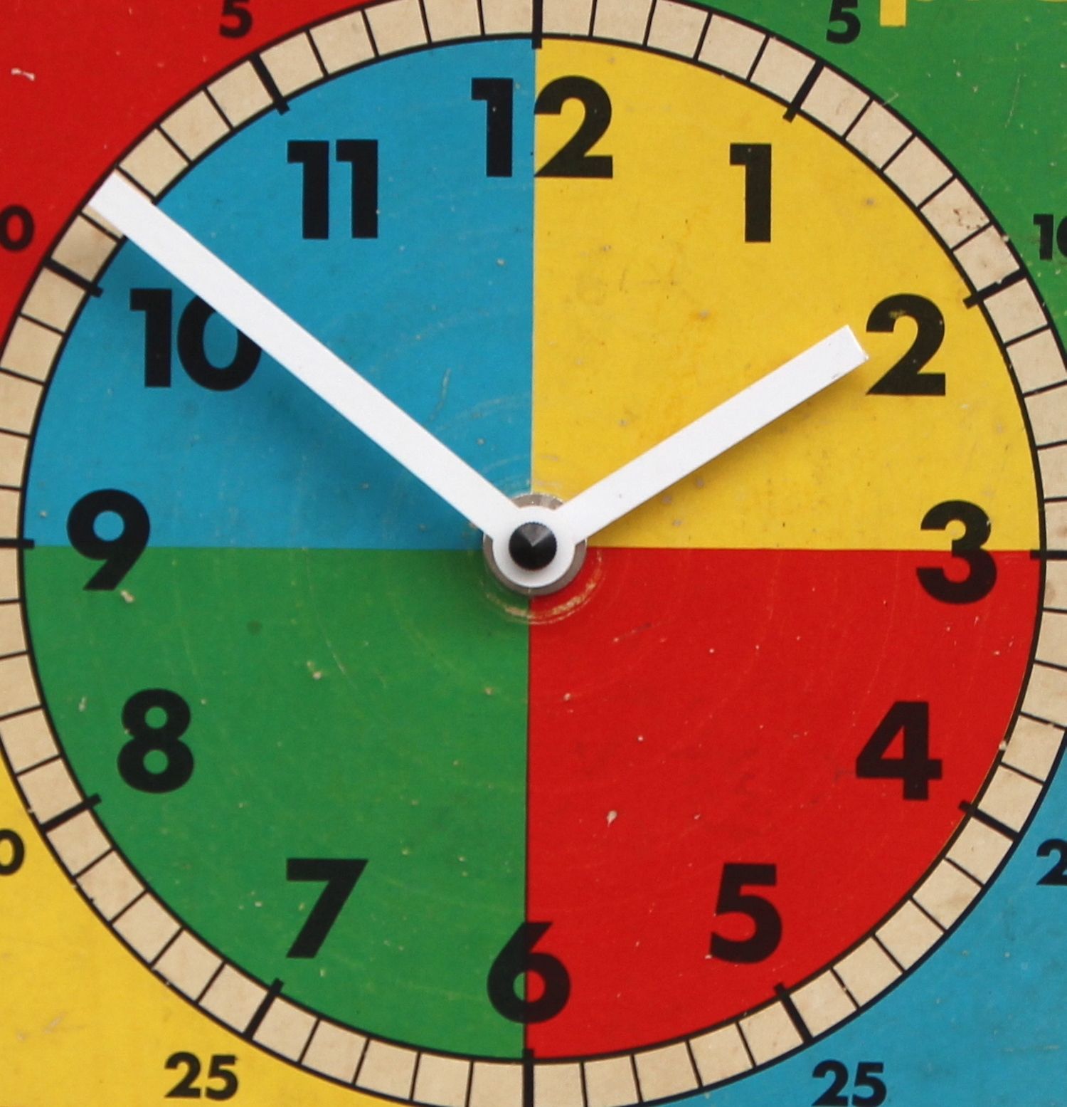 Quirky Learn To Tell The Time School Clock. London Timepiece photo Home Decor