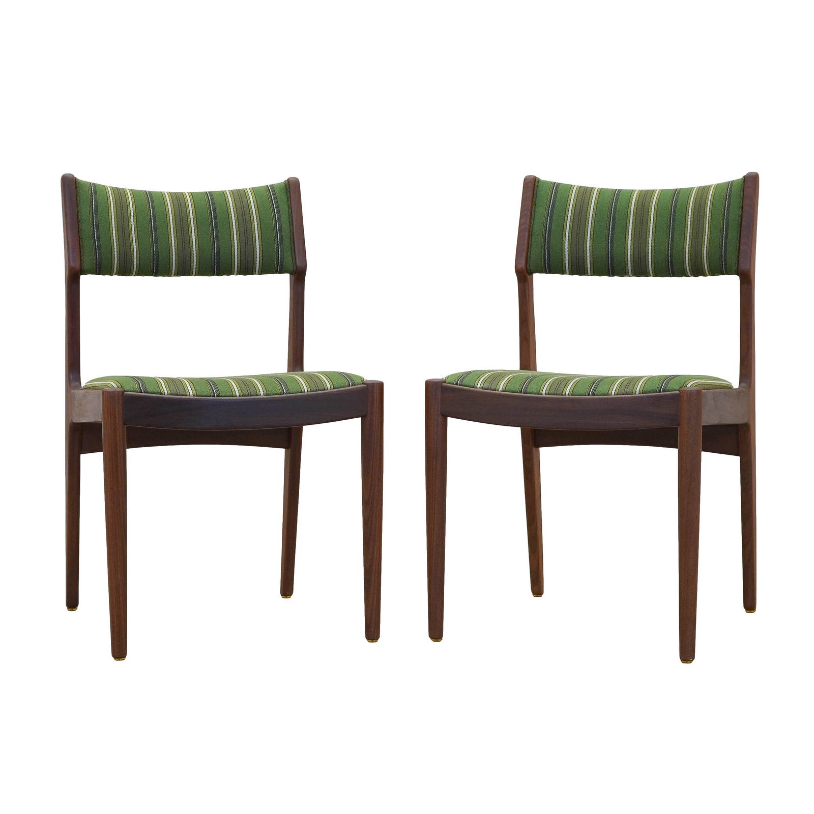 Set Of Two Teak Chairs, Danish Design, 1970s, Made In Denmark