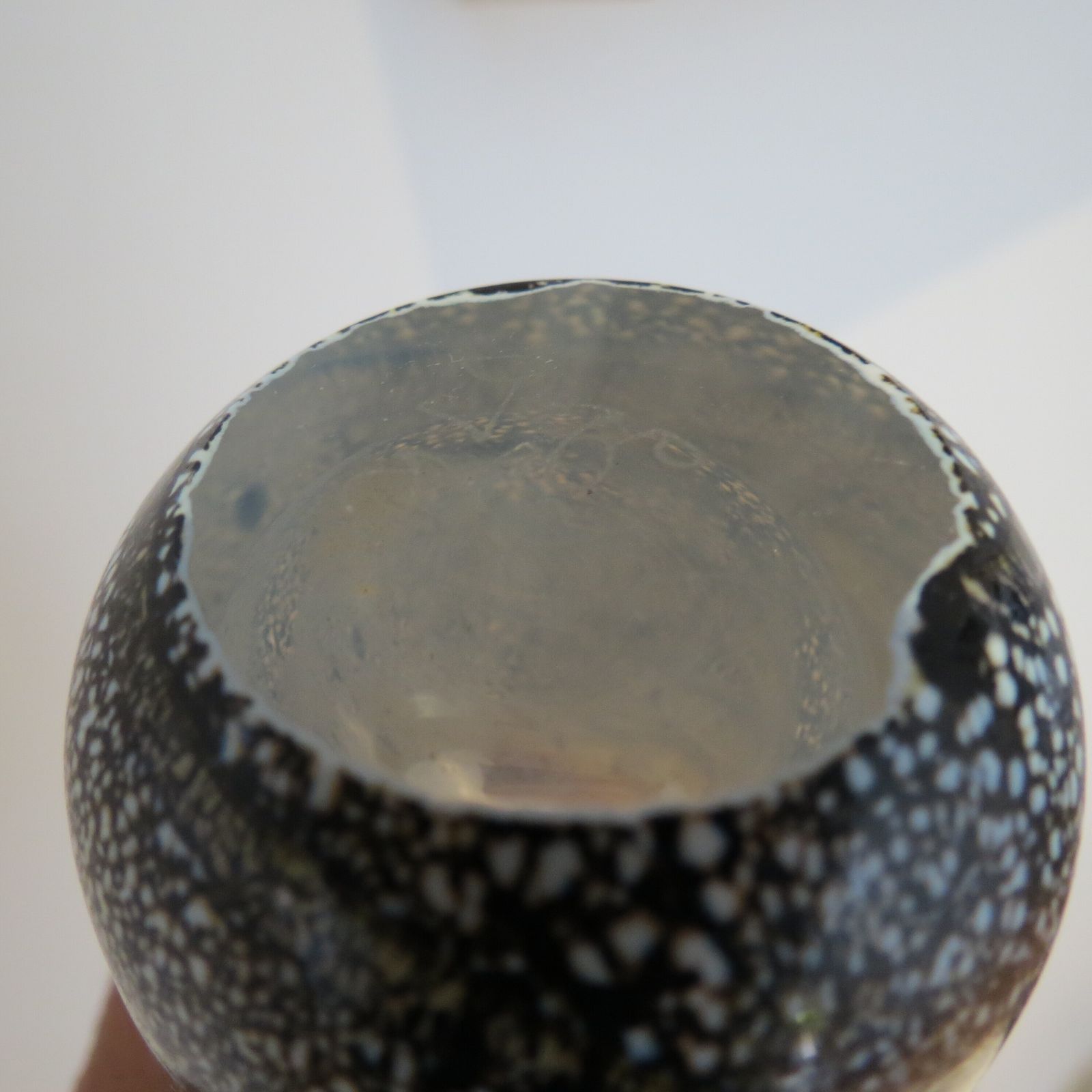 photo buy Glass Vase By Norman Stuart Clarke 1990s  Cased Glass Landscape Scene
