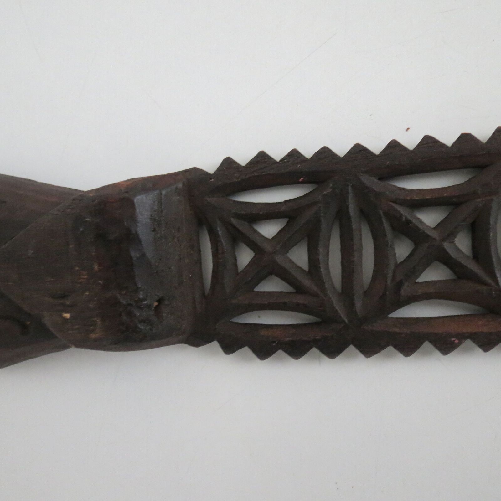 Hand Carved Welsh Love Spoon And Fork 1920s photo furniture
