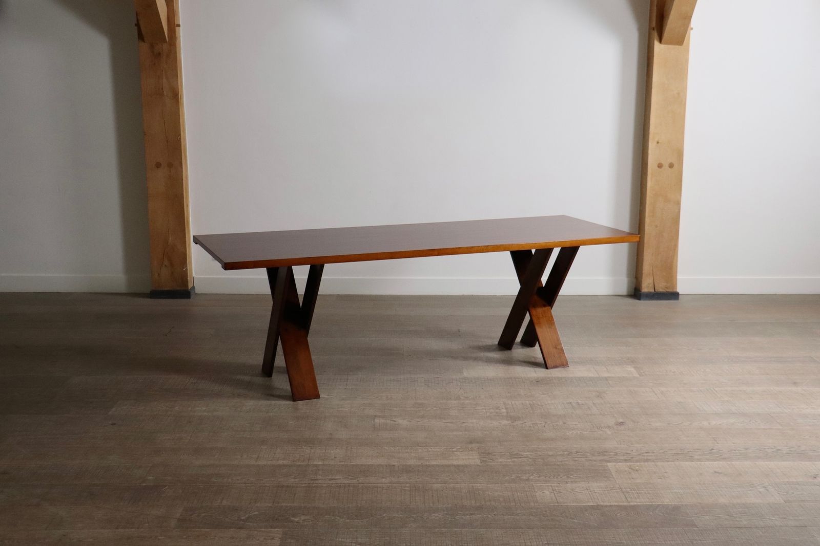 Tl58 Eettafel In Walnoot Van Marco Zanuso Voor Poggi, Italië, Jaren 1960 photo furniture