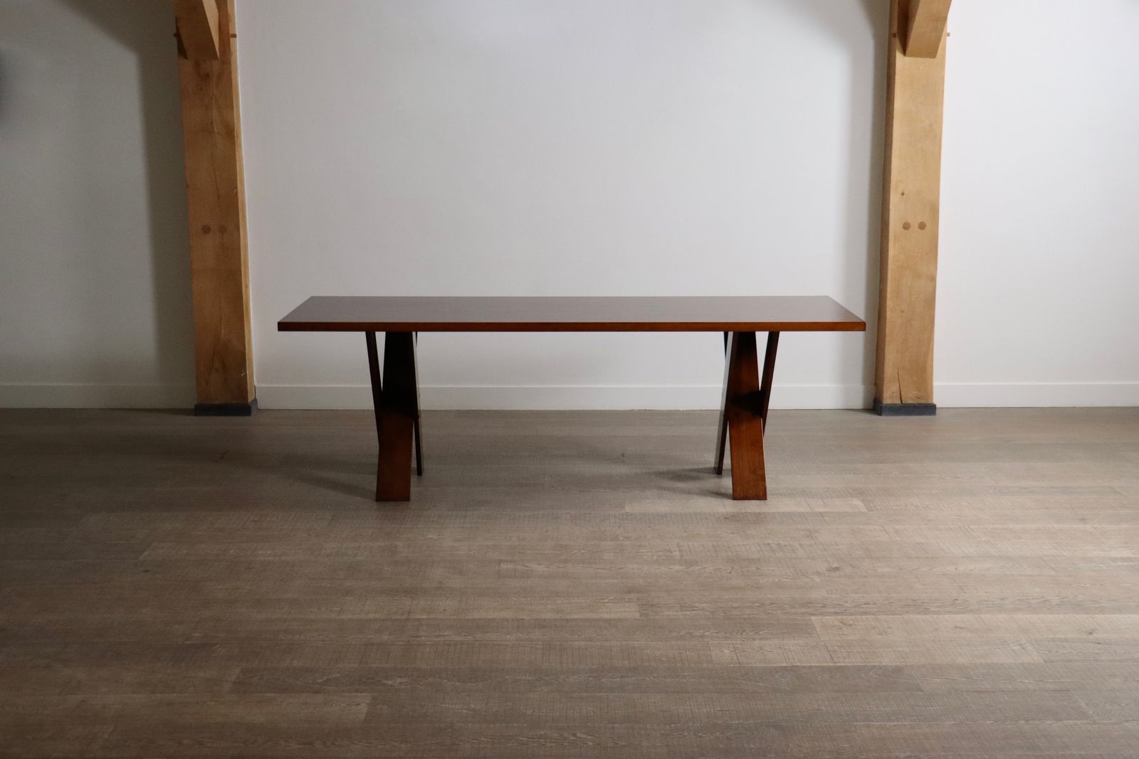 Tl58 Eettafel In Walnoot Van Marco Zanuso Voor Poggi, Italië, Jaren 1960 photo vinterior