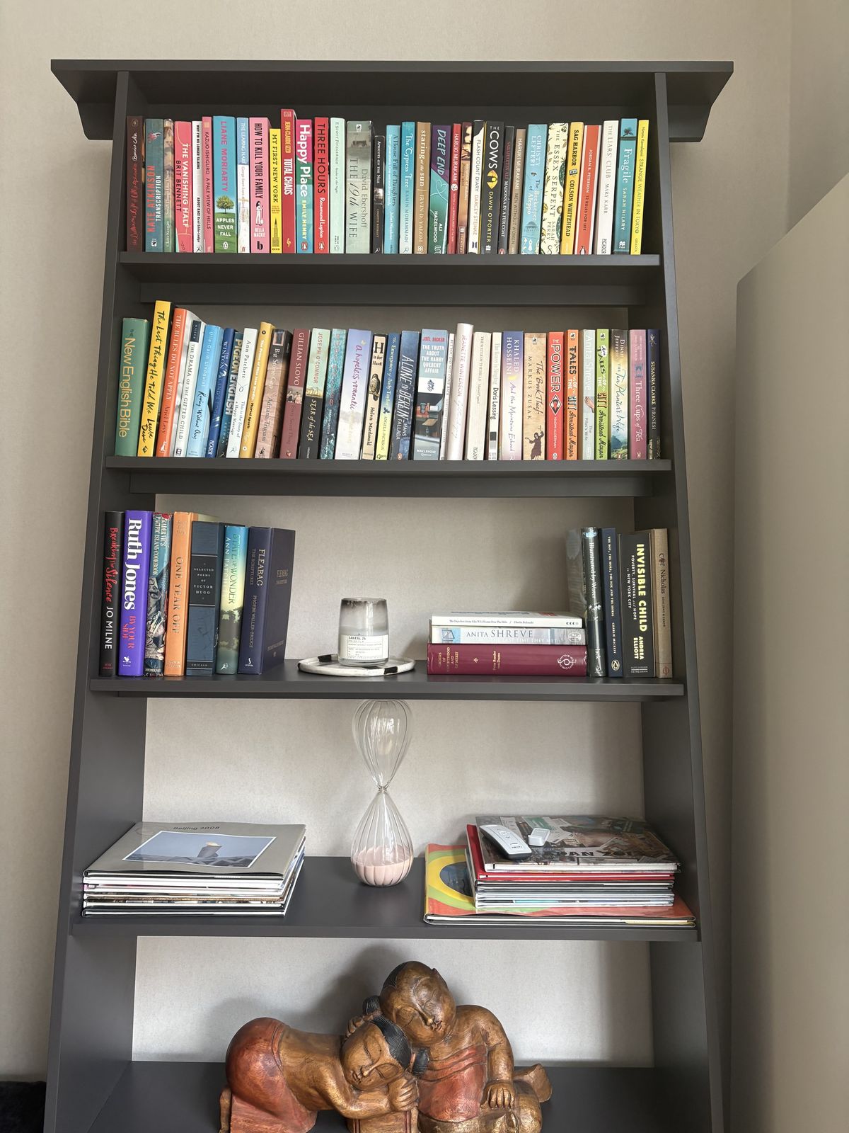 Cattelan Italia, Estoril Graphite Bookshelf 225cm Height photo 250.0