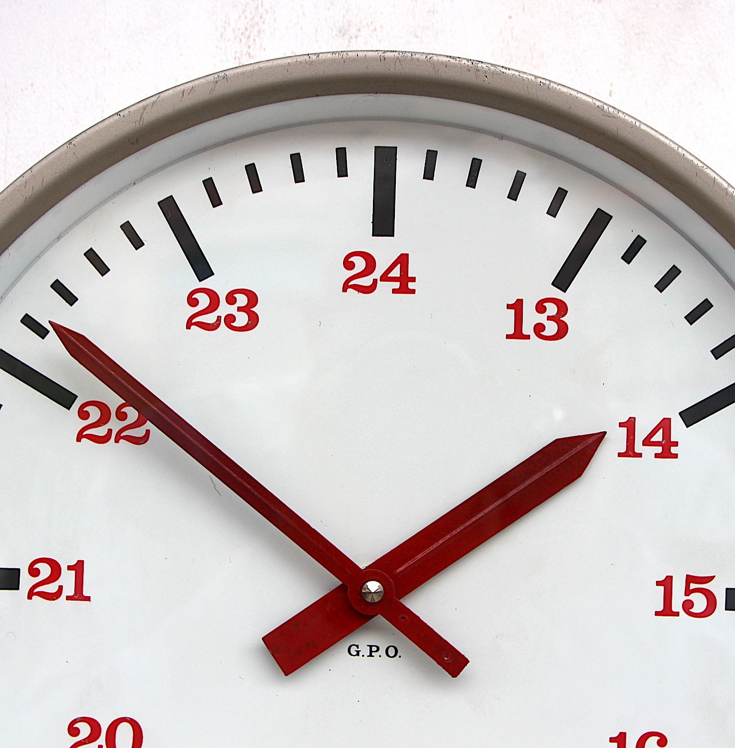Home Decor Dated 1969 British Gpo Vintage Wall Clock. Fully Guaranteed. London Timepiece photo