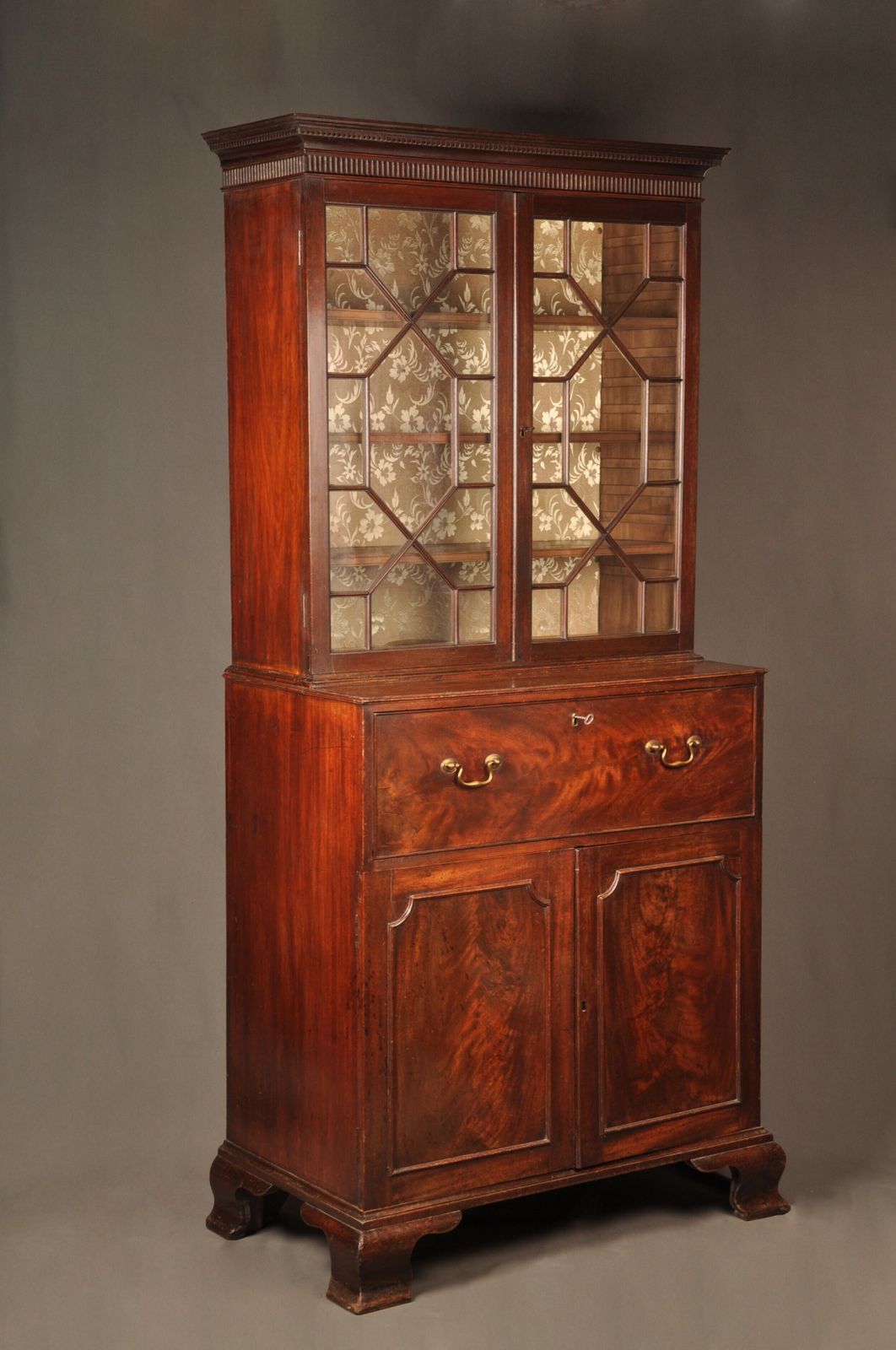 Fine 18th Century Mahogany Secrataire Bookcase photo furniture